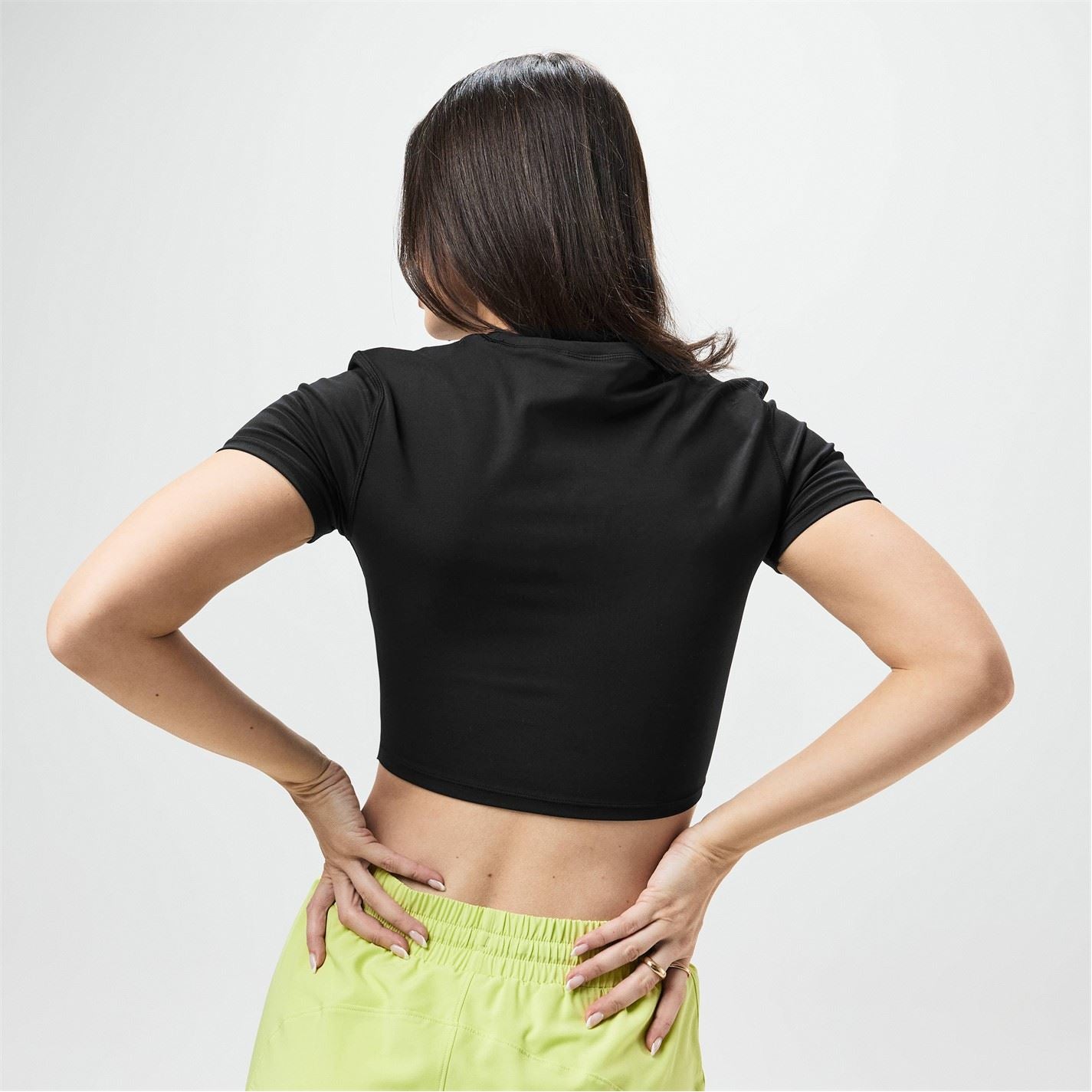 USA Pro Womens Pro Training Ss Crop T-Shirts