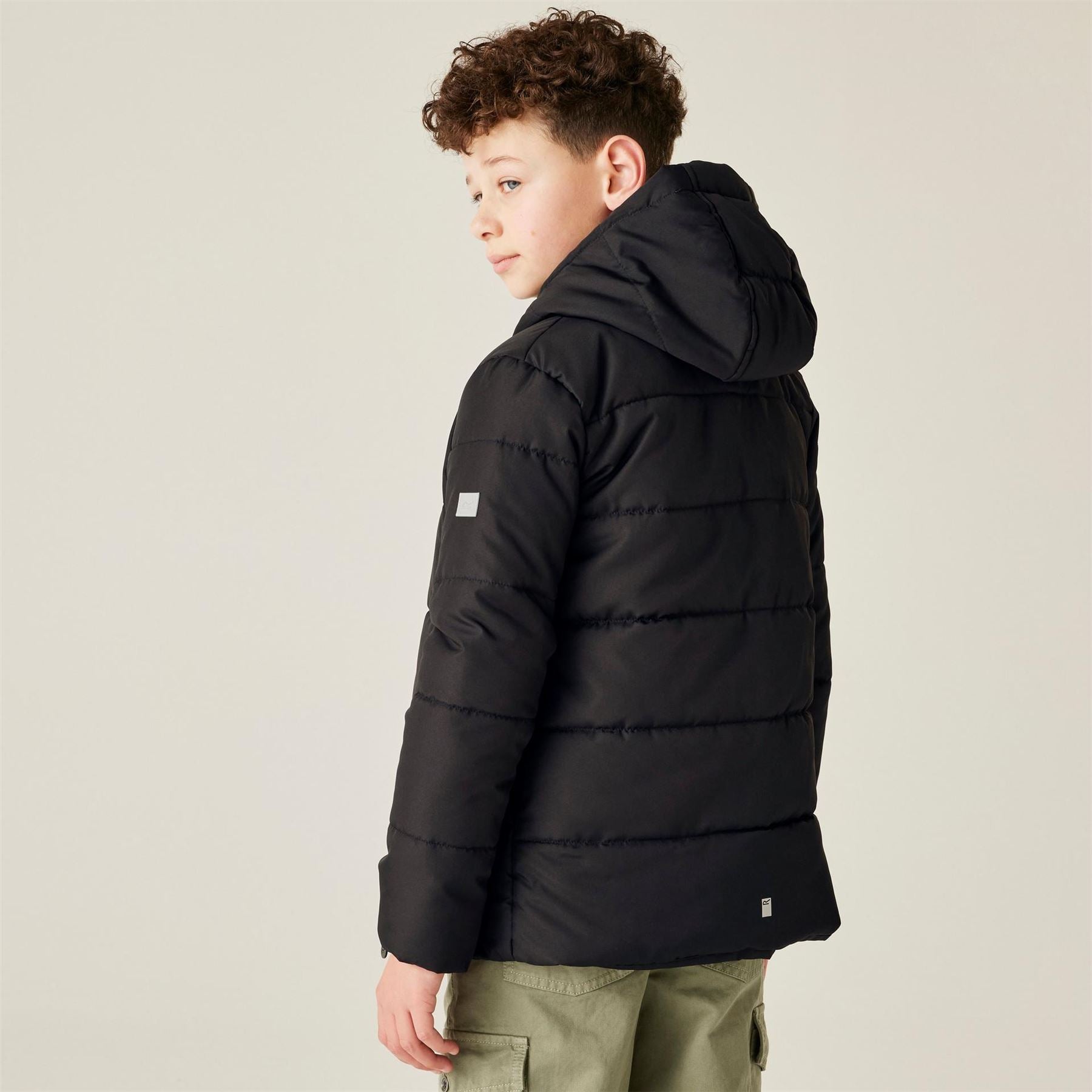 Regatta Kids Halkner Thermoguard Reflective Long Sleeve Insulated Puffer Jacket