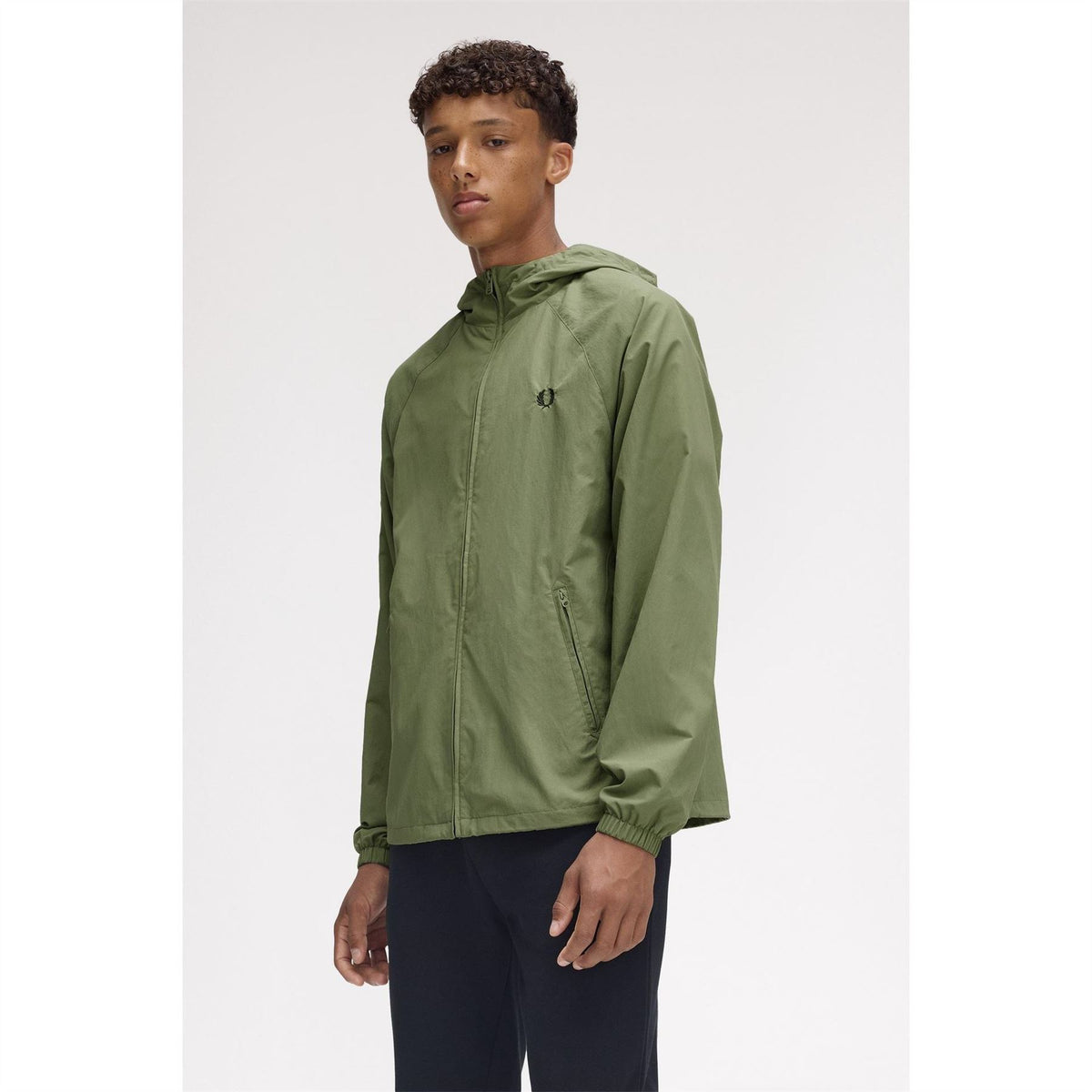 Fred Perry Taslan Hooded Shell Rain Anorak