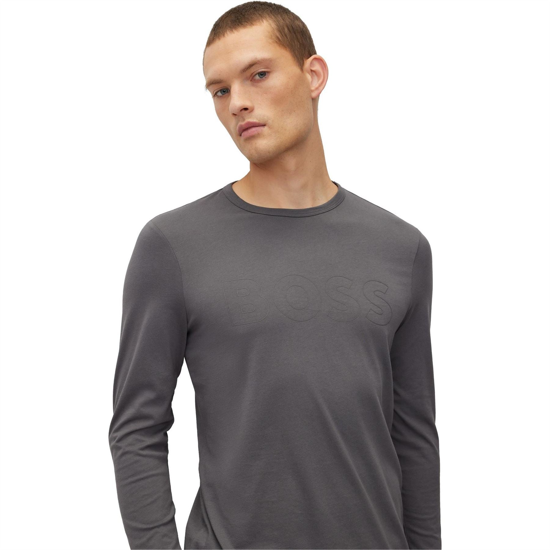 Boss Crew Neck Long Sleeve Regular Fit T-Shirt