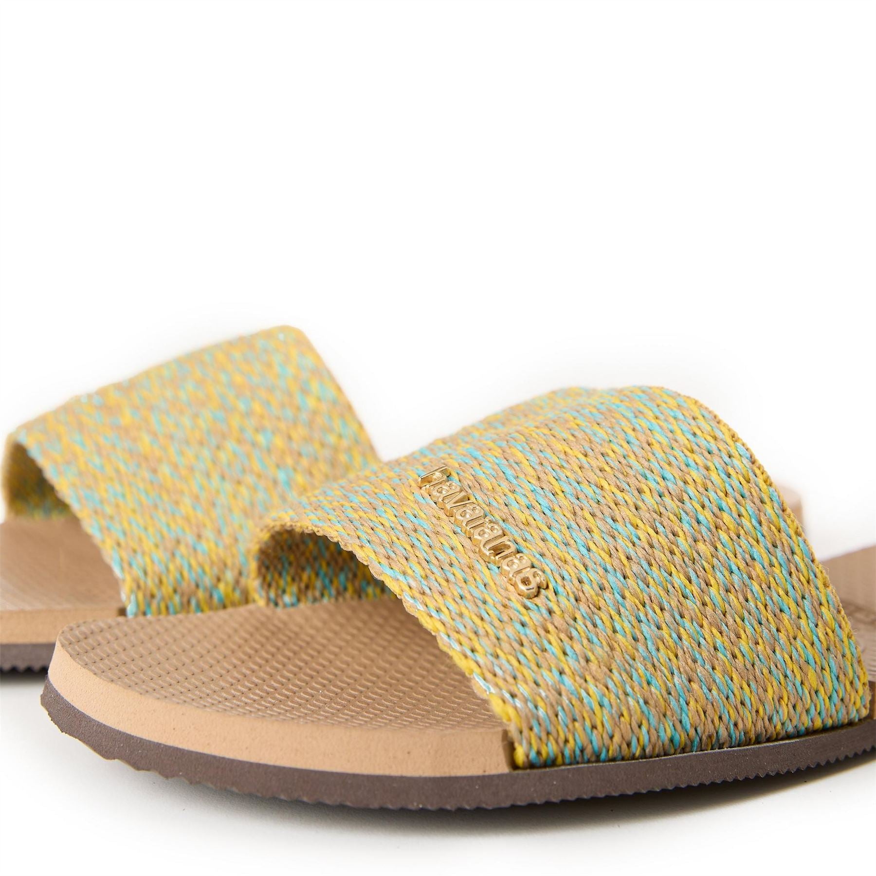 Havaianas You Malta Rose Gold 33 34 Flip Flops Unisex Kids