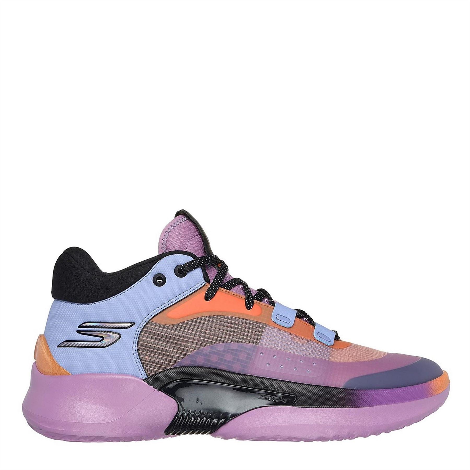 Skechers Basketball Resagrip Speckled Flat Heel Sneakers