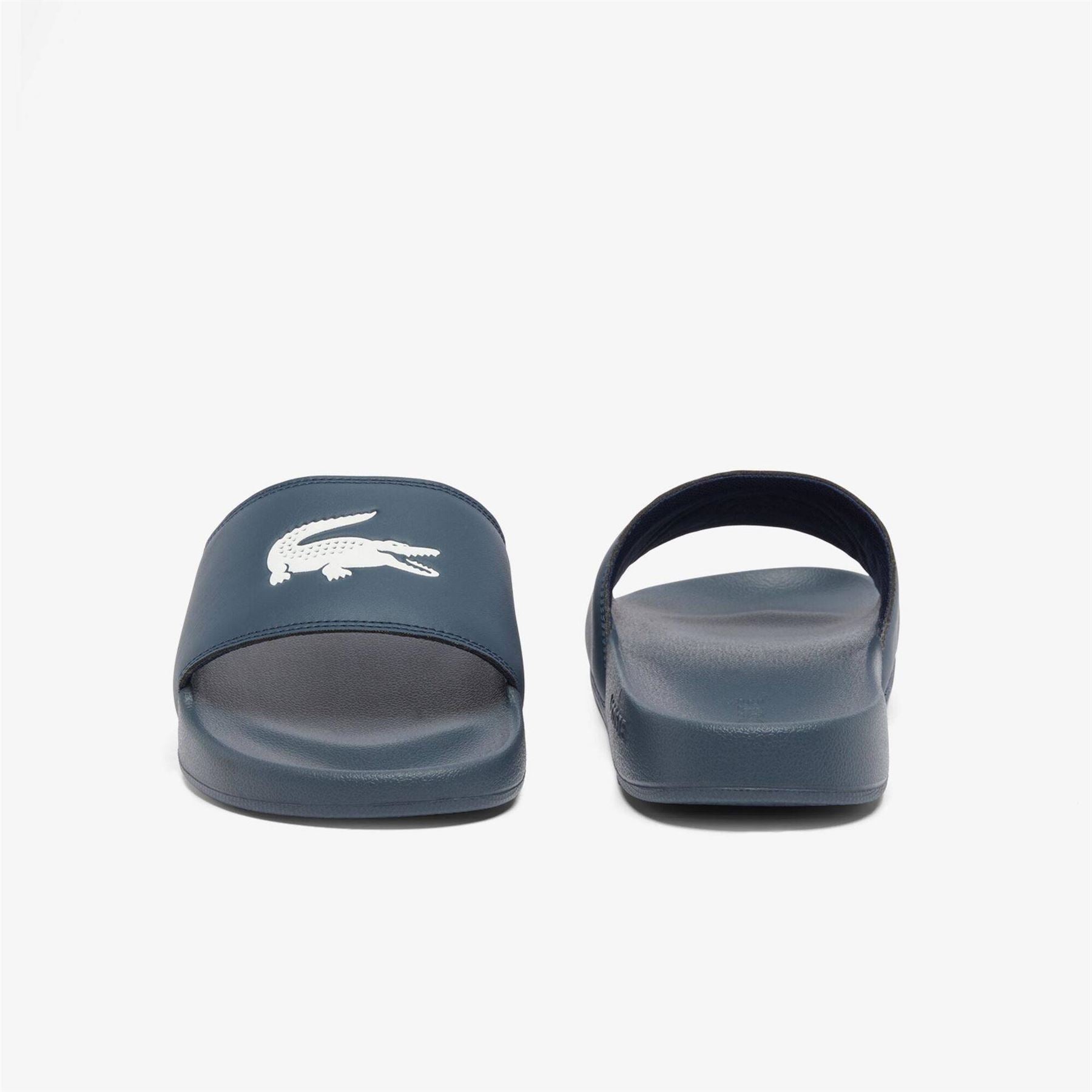Lacoste Serve Crocodile Print Slide Mules