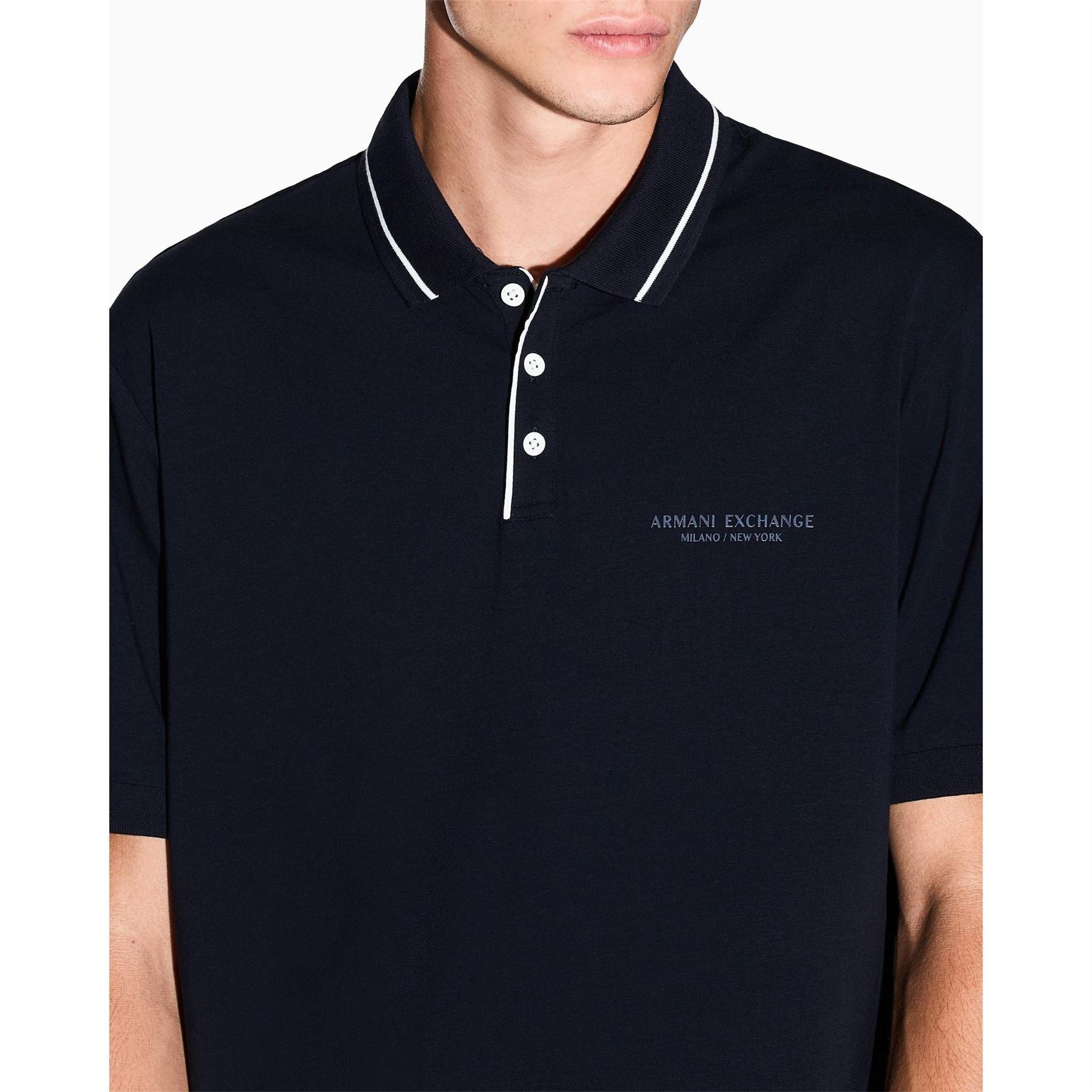 Armani Exchange Short Sleeve Polo Shirt