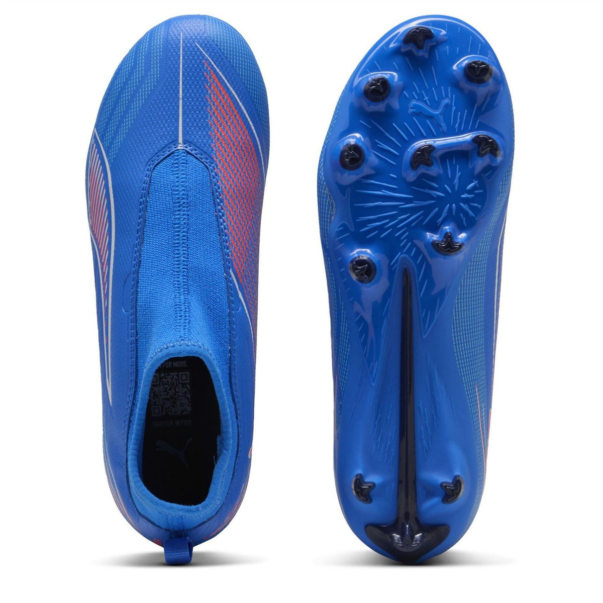 Puma Ultra 5 Match Children Laceless Firm Ground Football Boots
