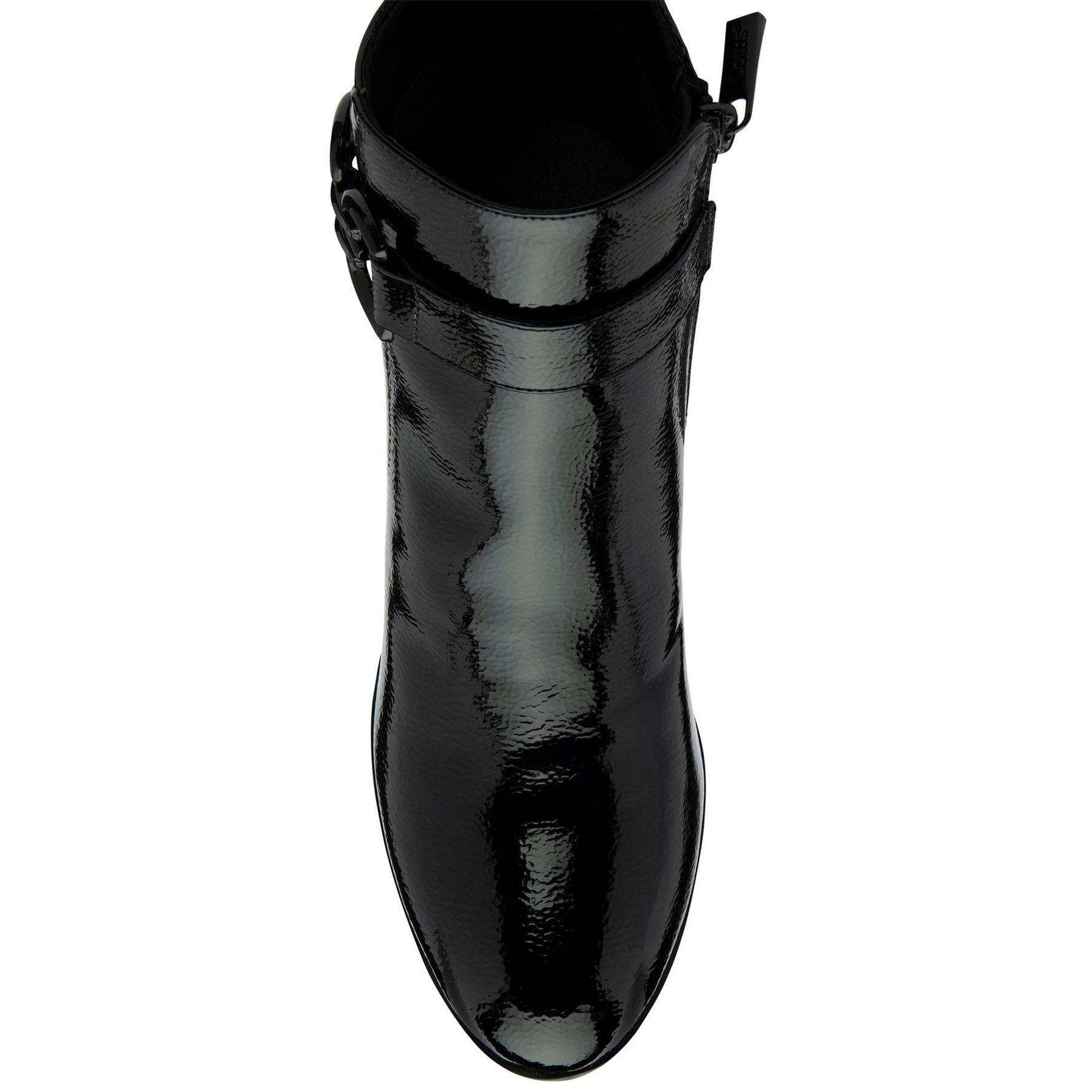 Lotus Shoes Amarin Black Patent Heeled Ankle Boots