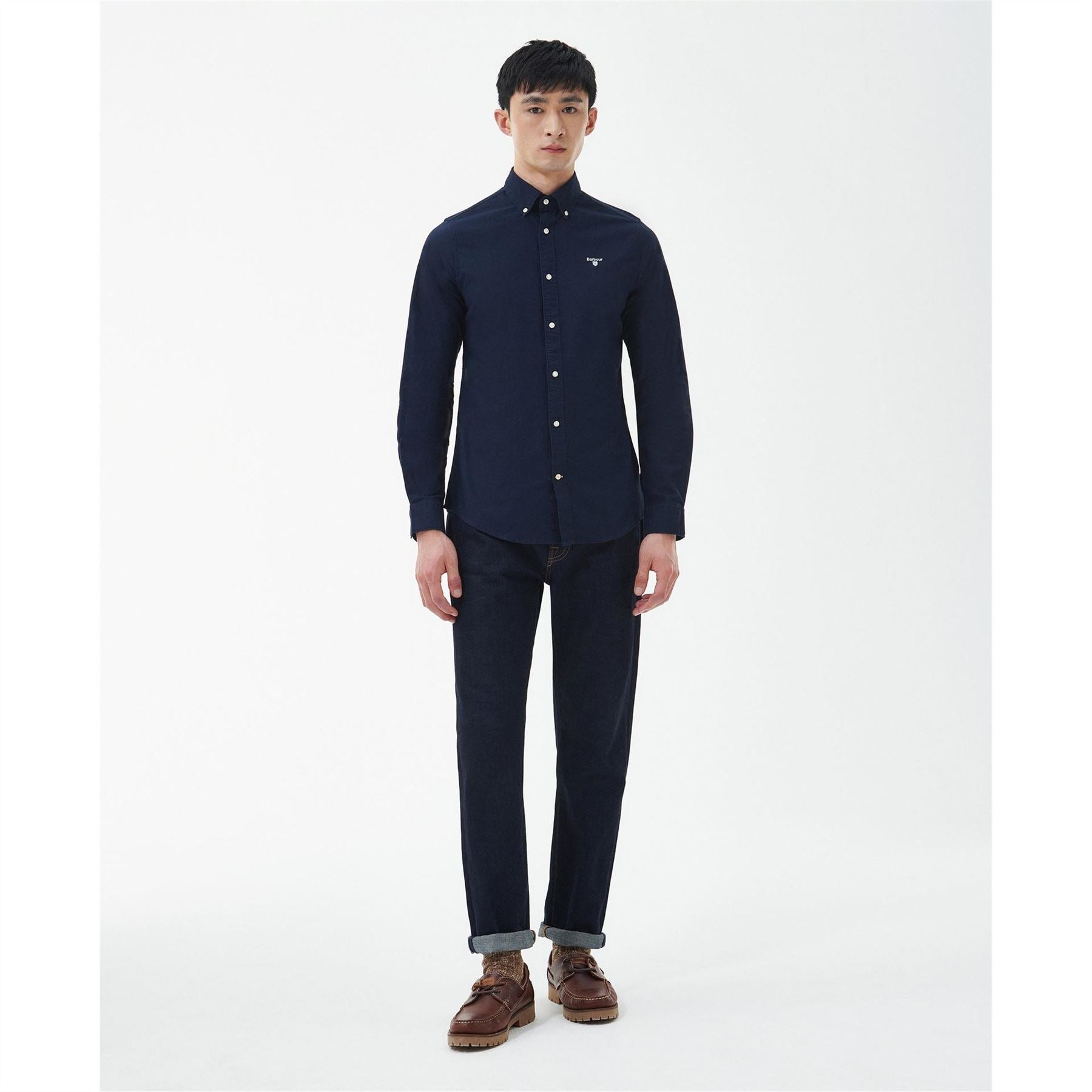 Barbour Oxford Button Down Plain Shirt