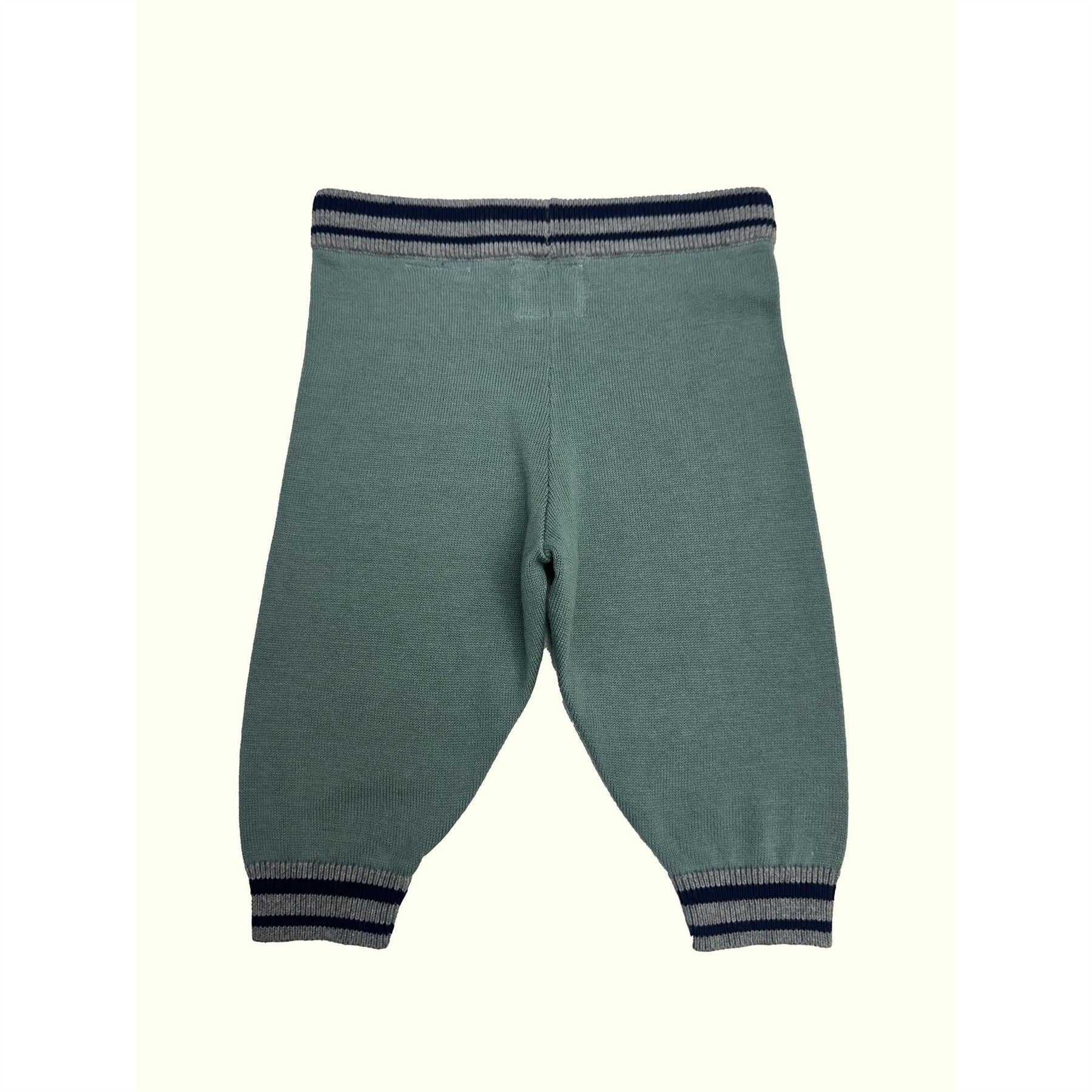 Pretty Green Cotton Top and Trouser Pyjama Set