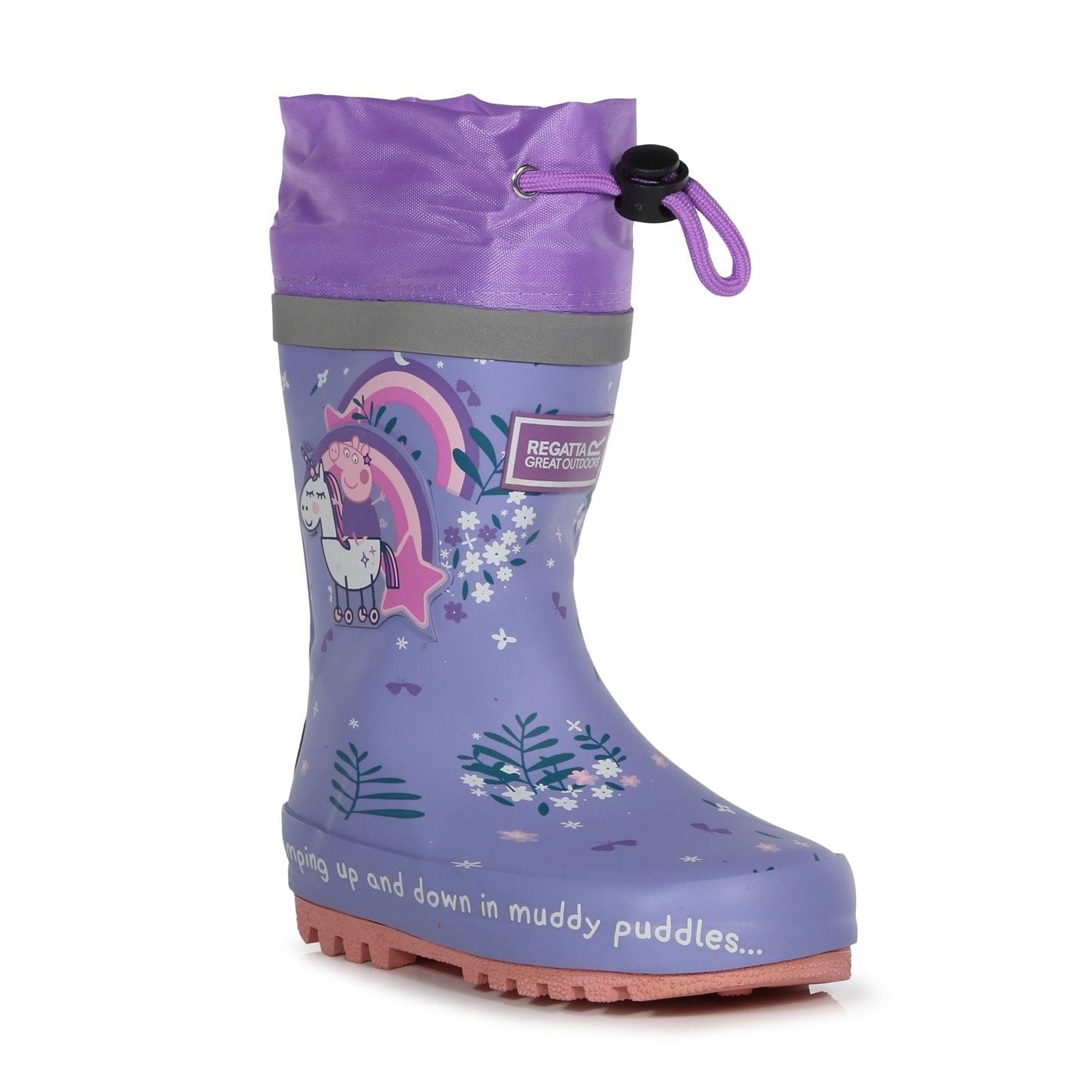 Regatta Splash Graphic Print Wellington Boots