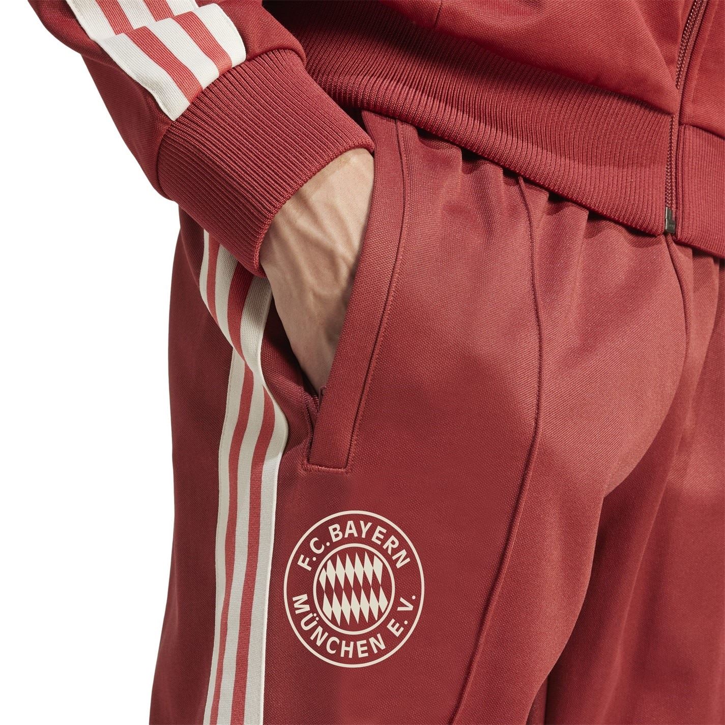 adidas Bayern Munich Originals Tracksuit Bottoms Adults