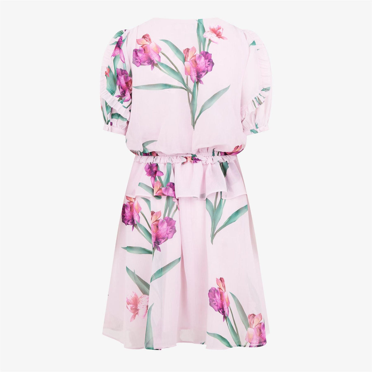 Ted Baker Woven V-Neck Mini A-Line Dress