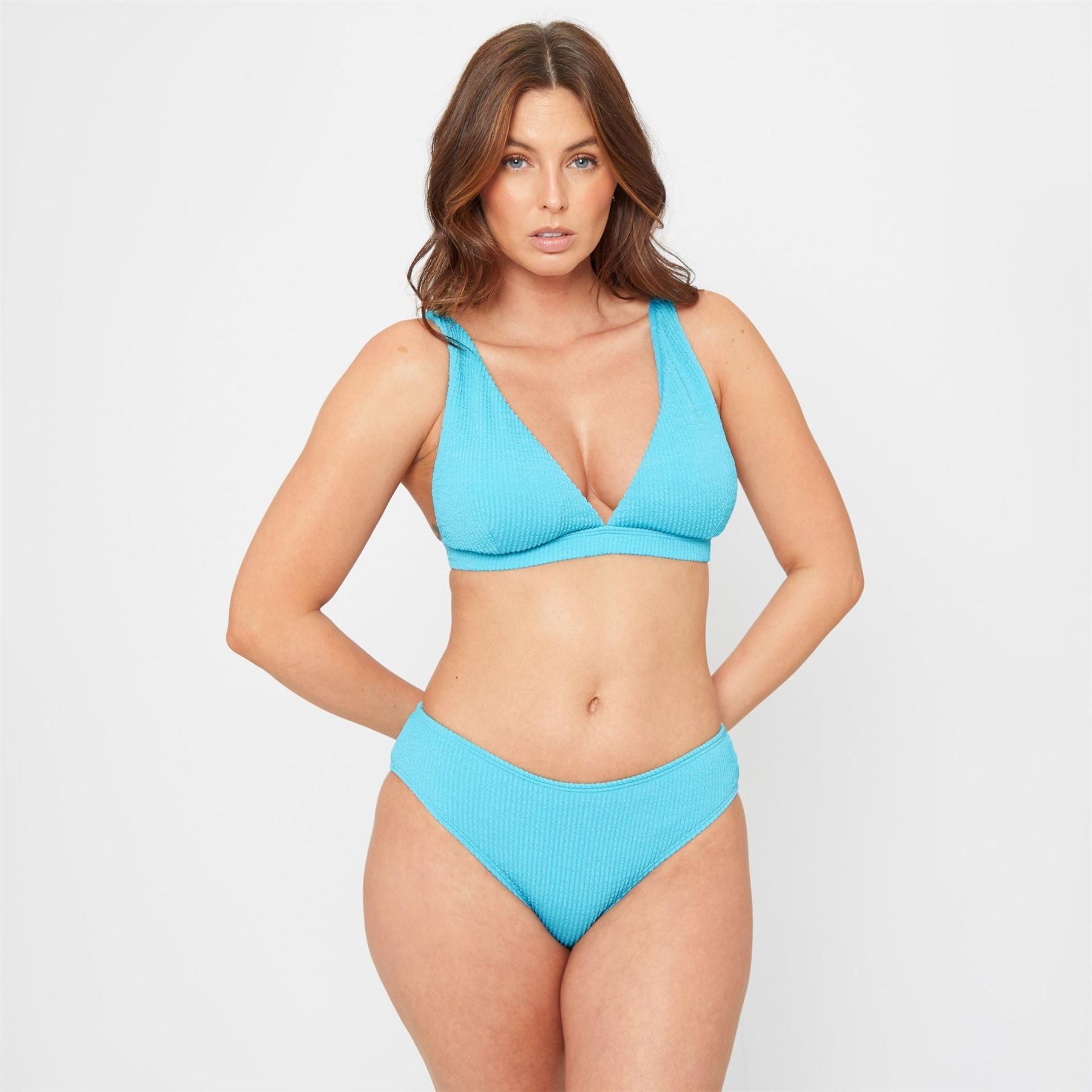 Be You Textured Bikini Bottoms