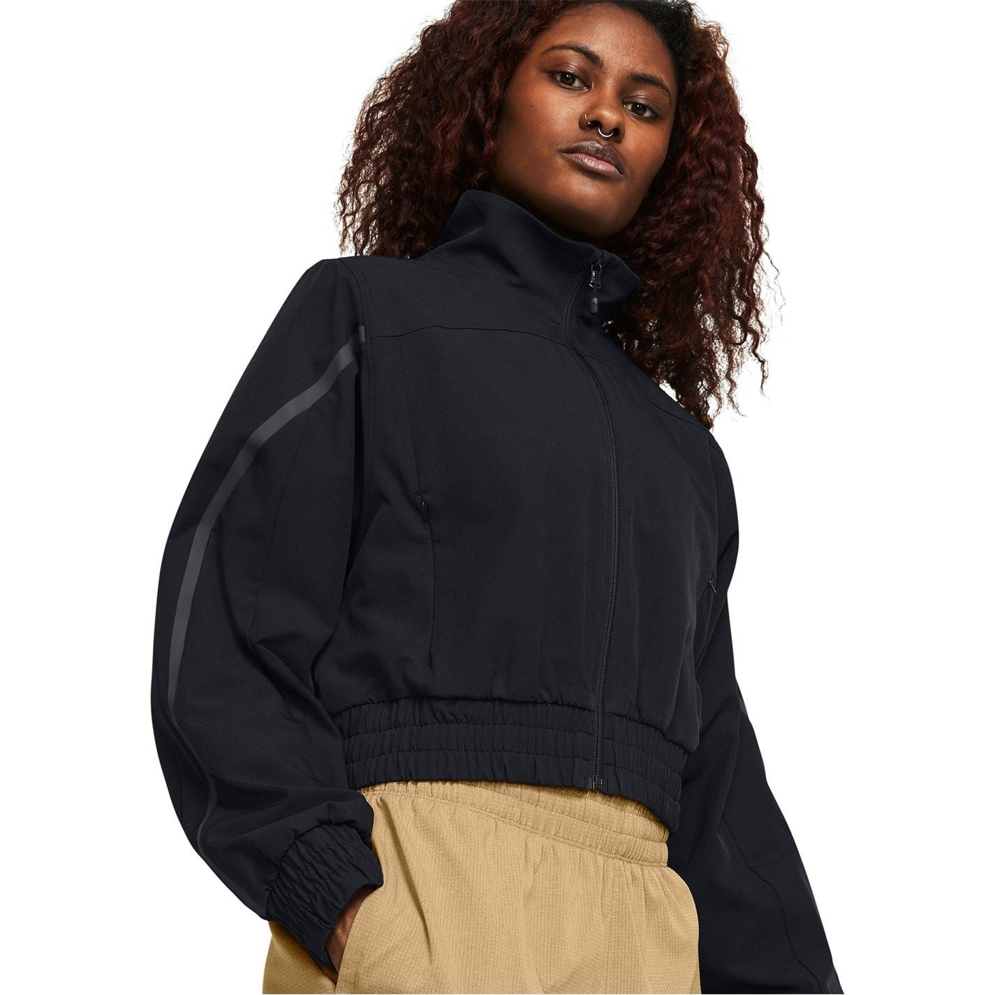 Under Armour Unstoppable Zip Neck High Collar Long Sleeve Athletic Top