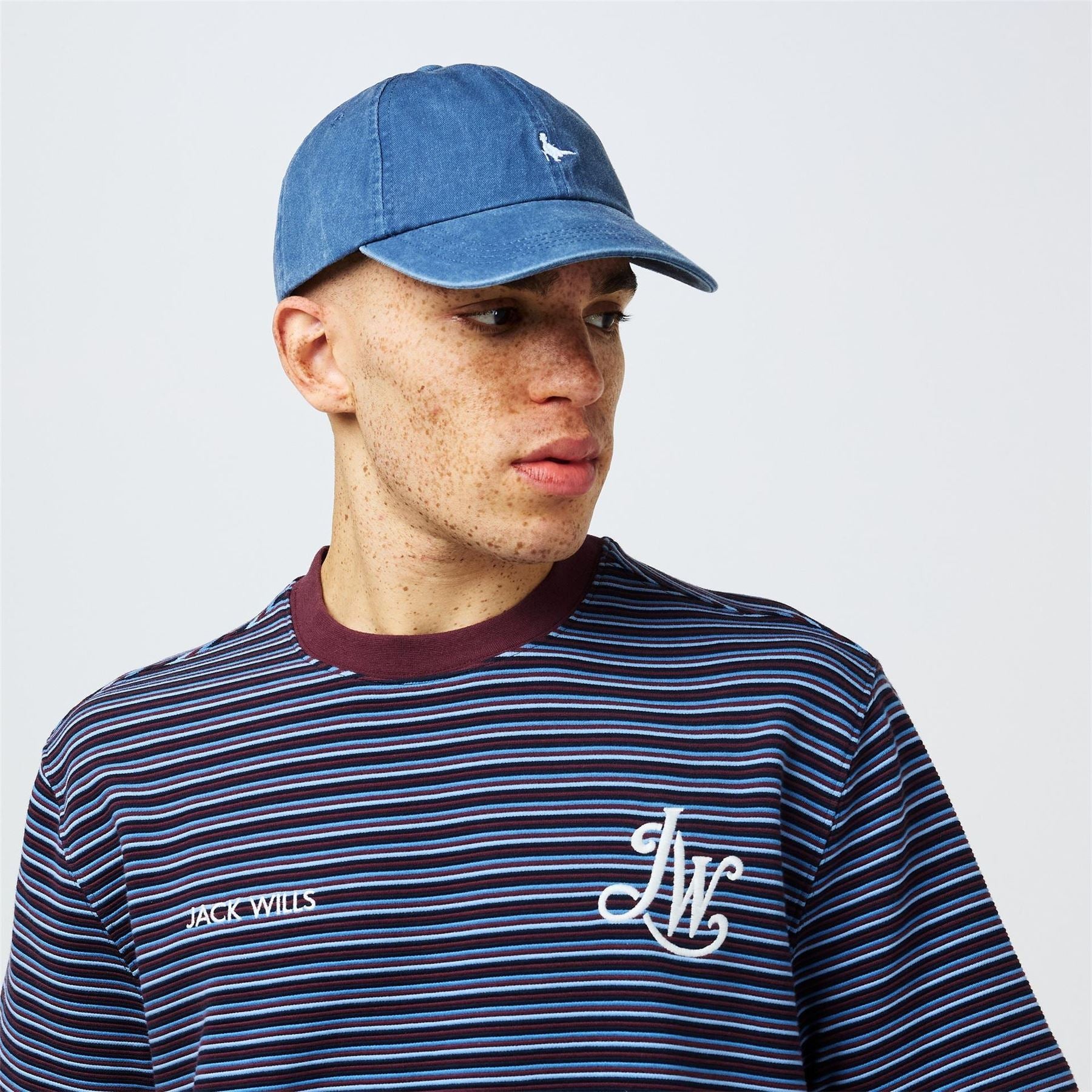 Jack Wills Regular Fit Lettering Crew Neck T-Shirt