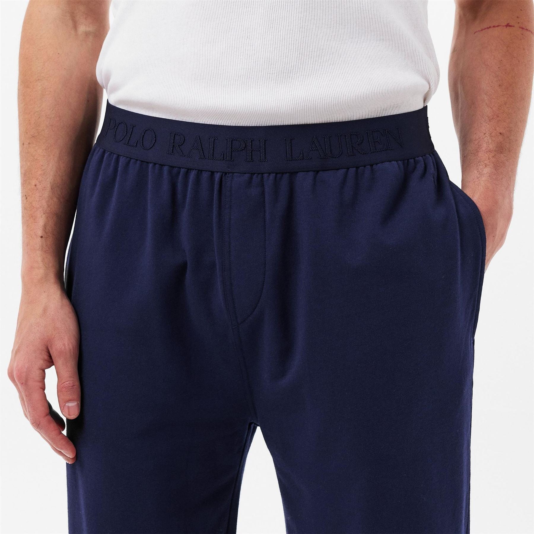 Polo Ralph Lauren Tonal Taped Closed Hem Jersey Joggers