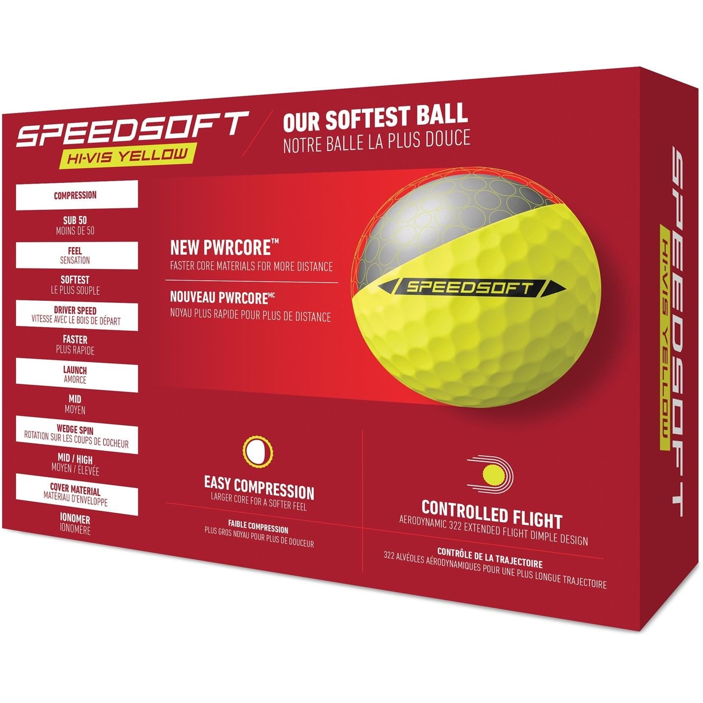 TaylorMade Speedsoft Lettering Golf Balls
