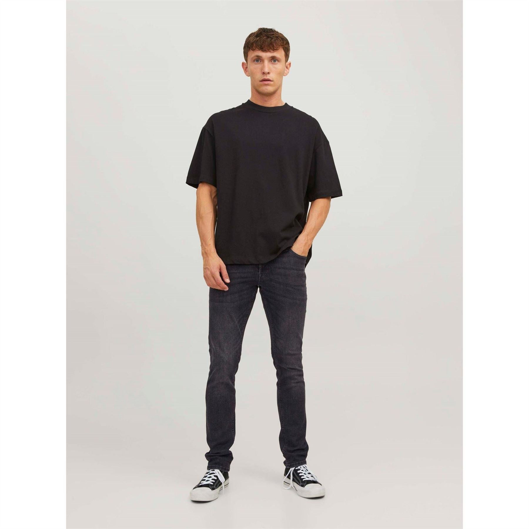 Jack and Jones Glenn Original Mid Rise Slim Fit Jeans