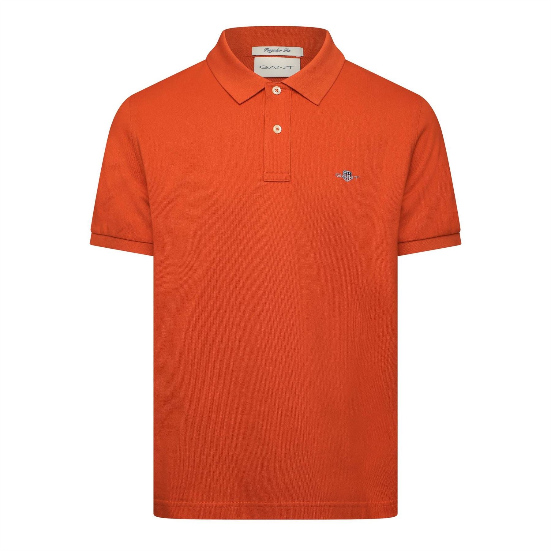 Gant Collared Neck Short Sleeve Regular Fit Shirt
