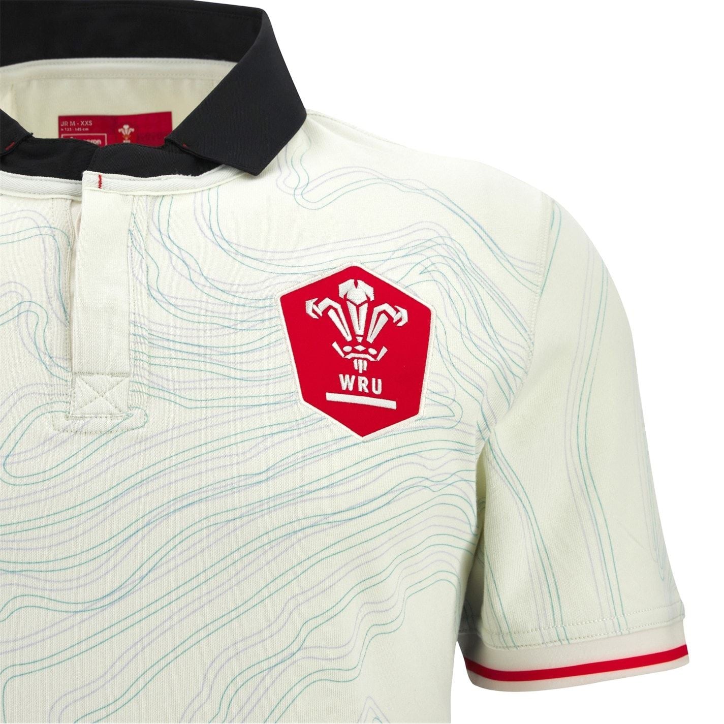 Macron Wales Rugby Union Away Shirt 2025 Juniors