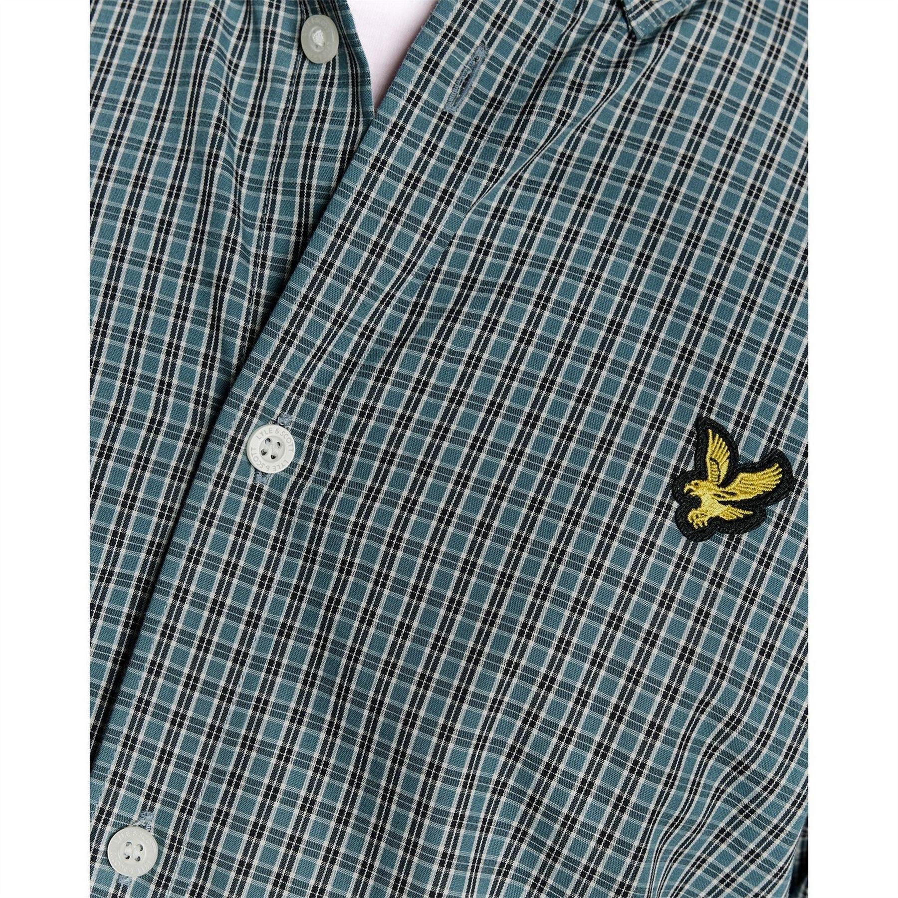 Lyle and Scott Patterned Short Sleeve Shirt