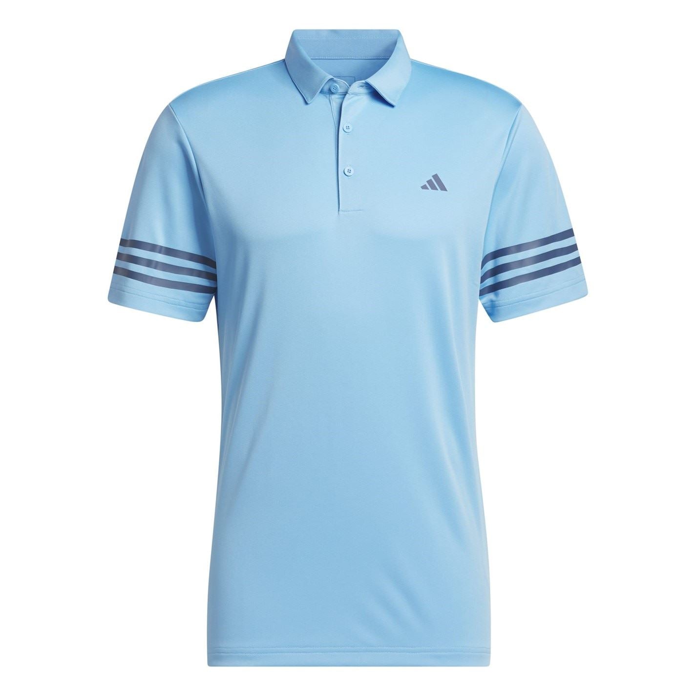adidas Mens 3 Stripe Polo Shirt