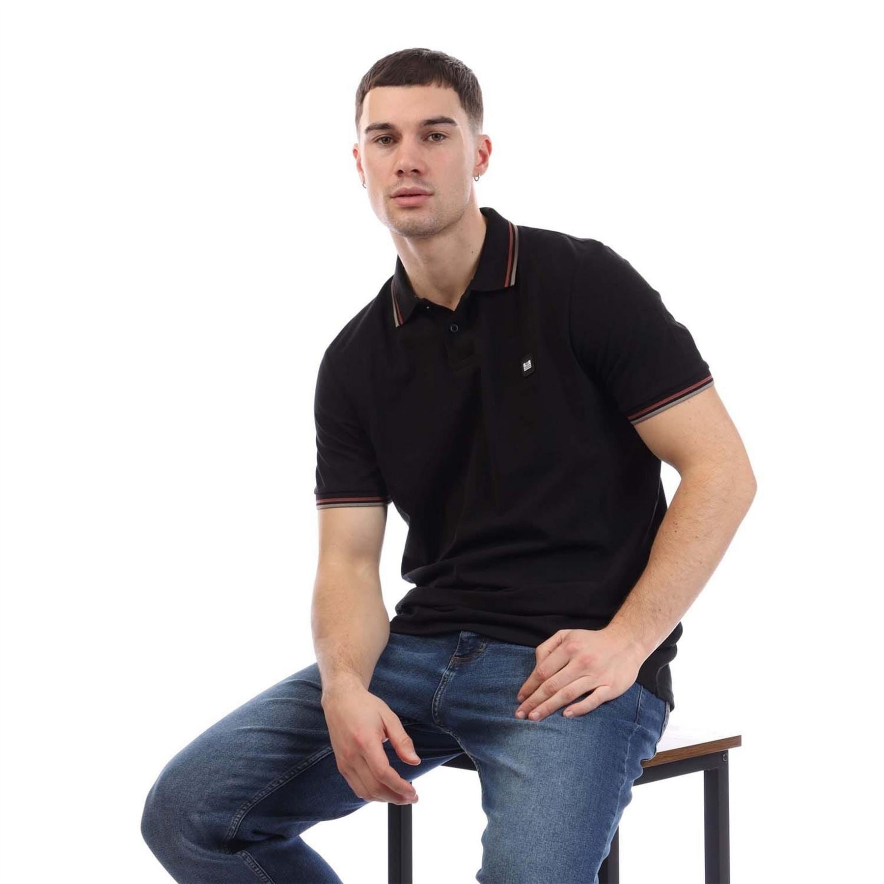 Weekend Offender Vancouver Tipped Polo Shirt