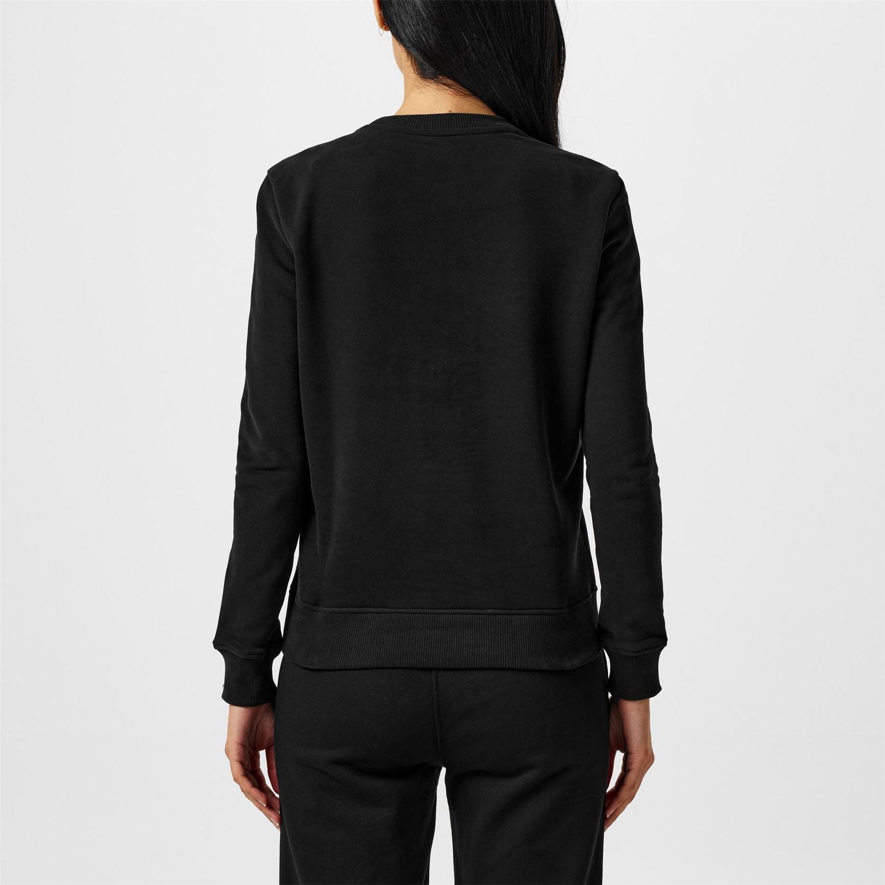 Boss Crew Sweatshirt, Sparkling Diamante