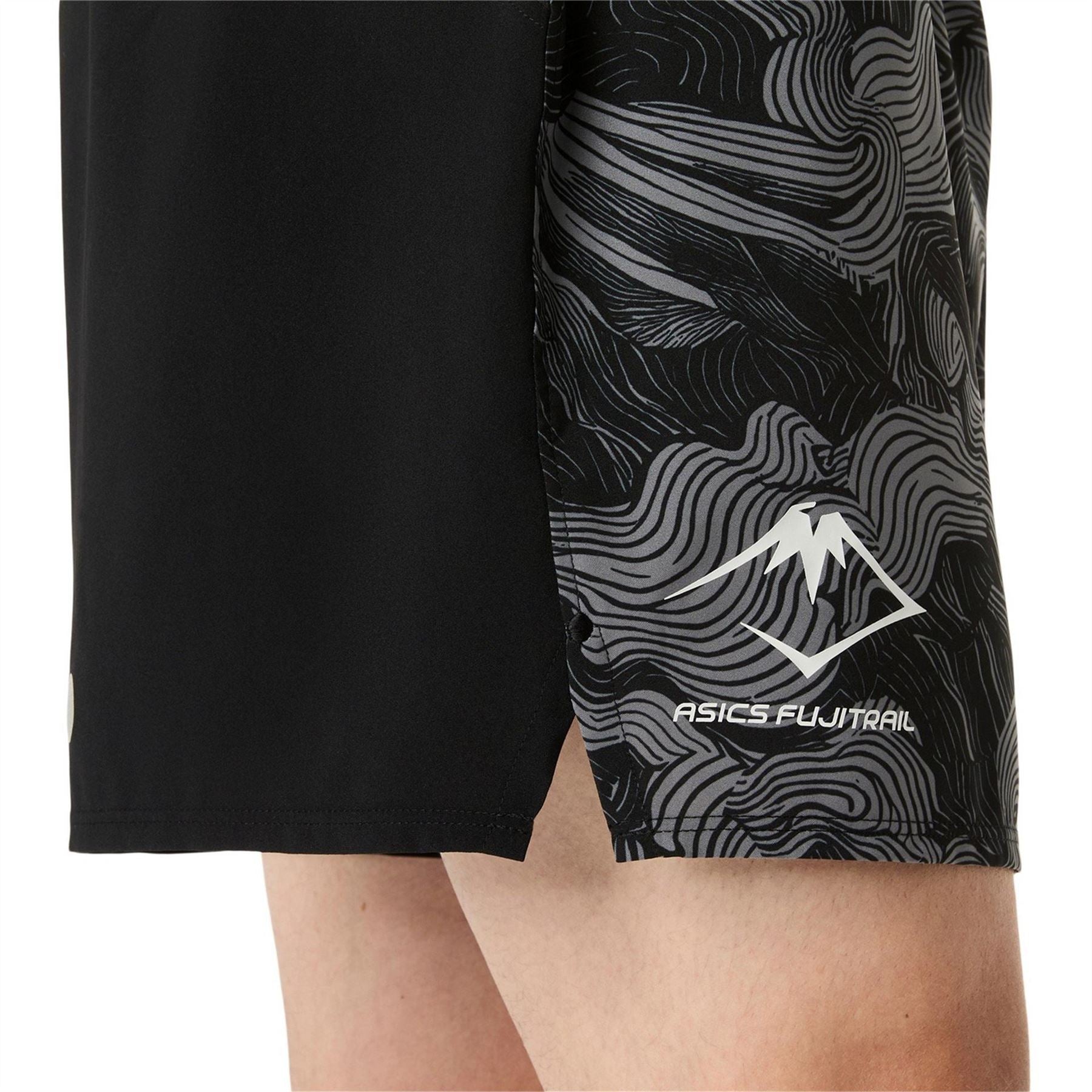 Asics Mens All Over Print 5in Short Running