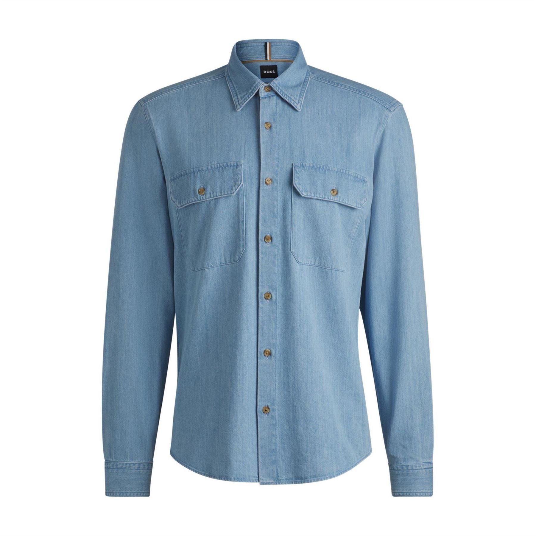 Boss Hbb Hliam Kenb Plain Long Sleeve Shirt