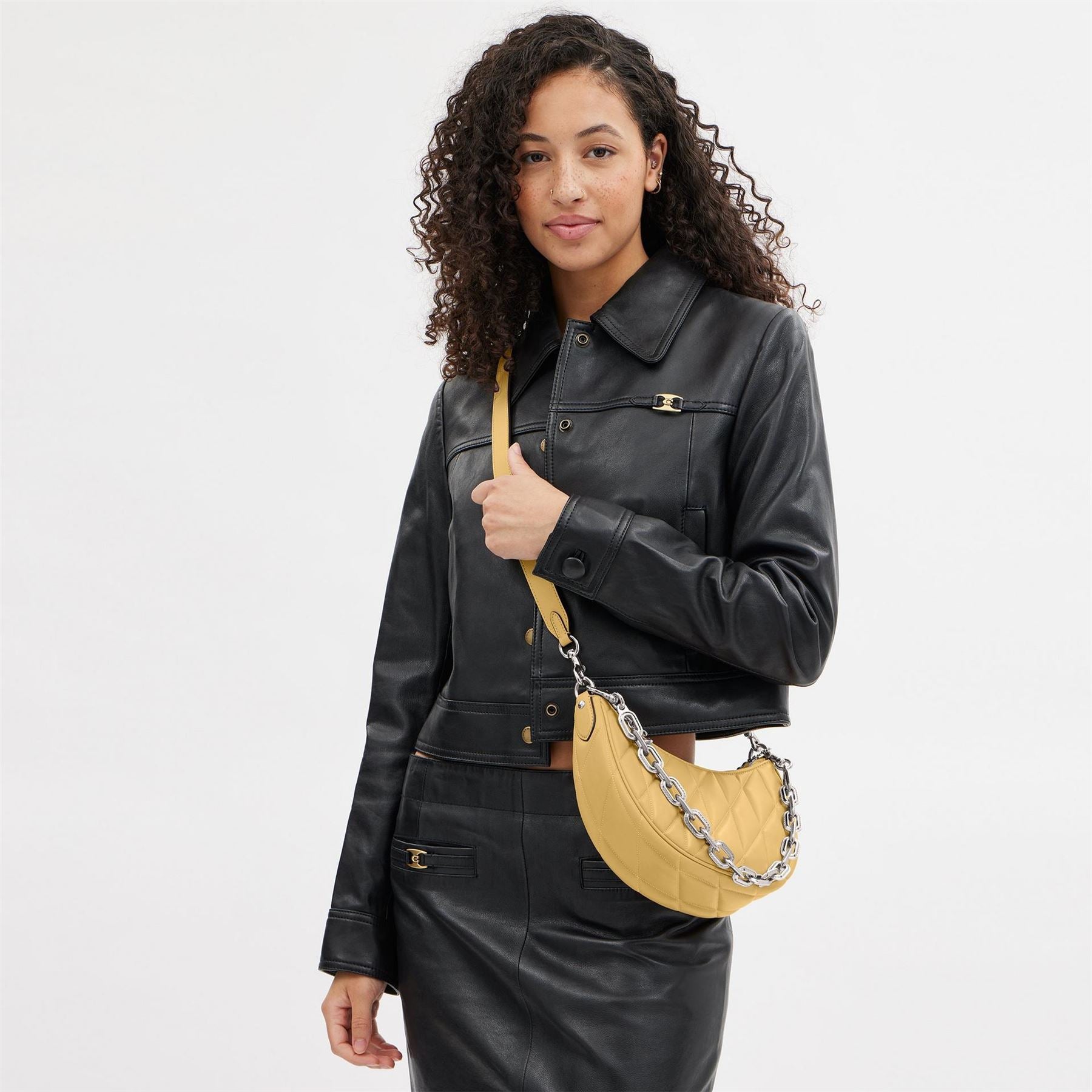 Coach Qlt Mira Hobo Handbag with Detachable Strap