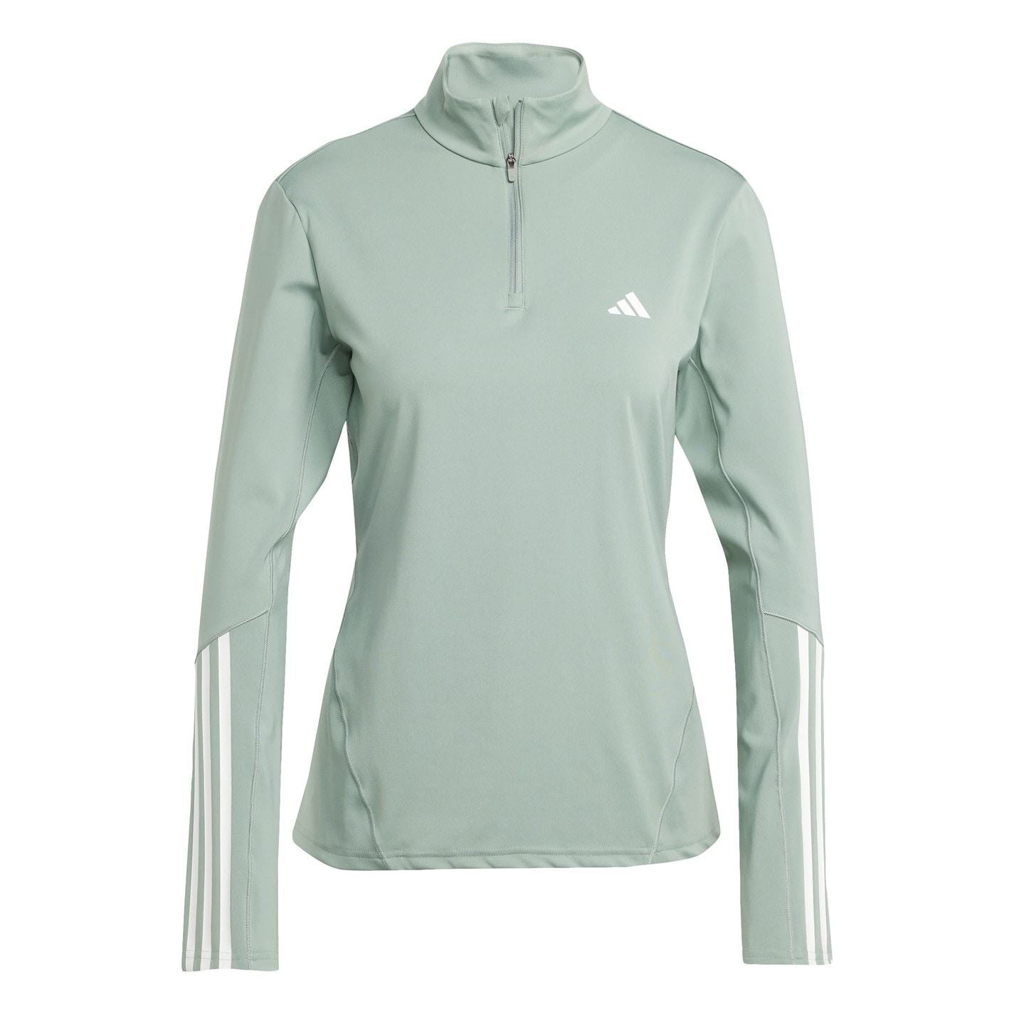 adidas Hyperglam Zip Neck Long Sleeve Gym Top