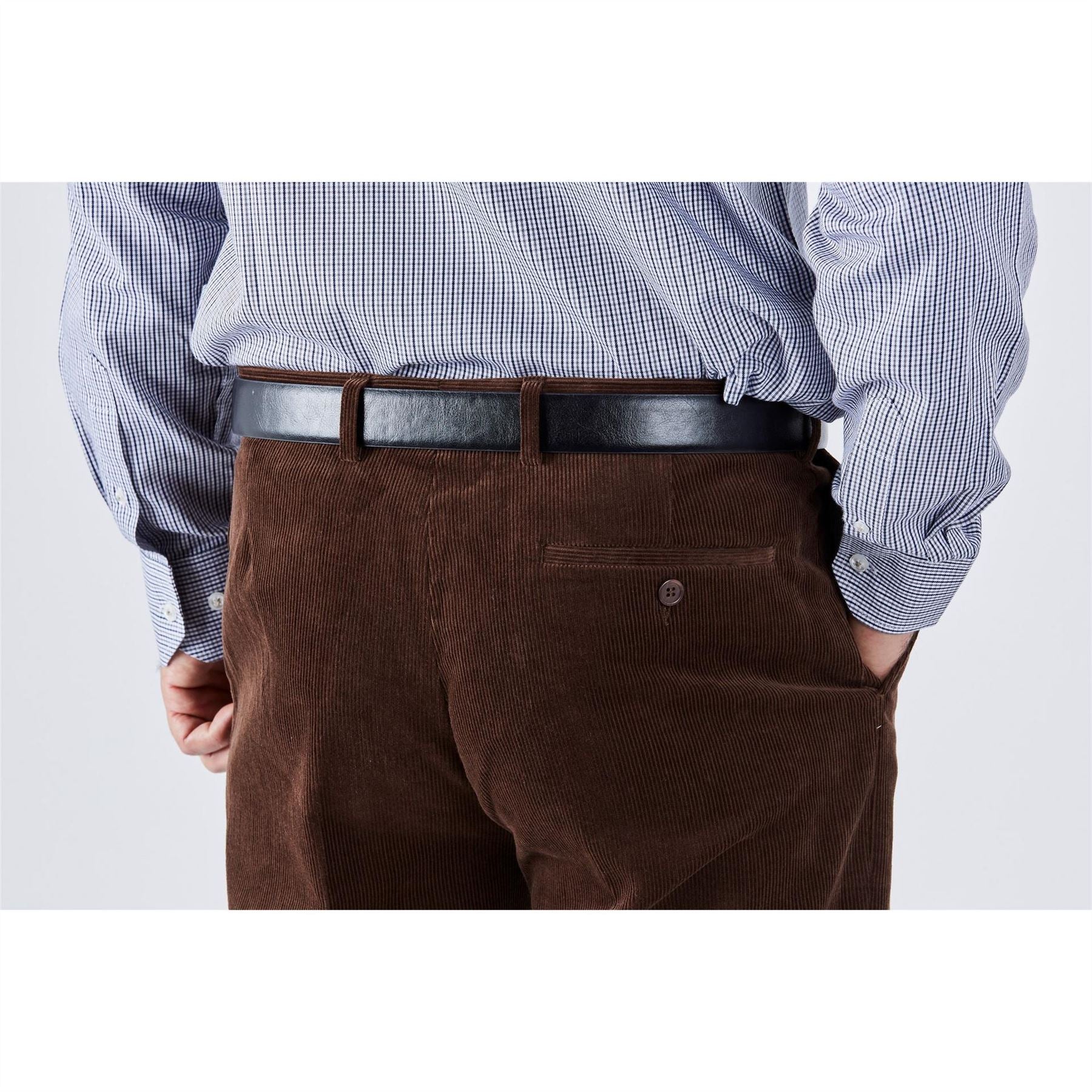Harvey and Jones Corduroy Regular Fit Trousers