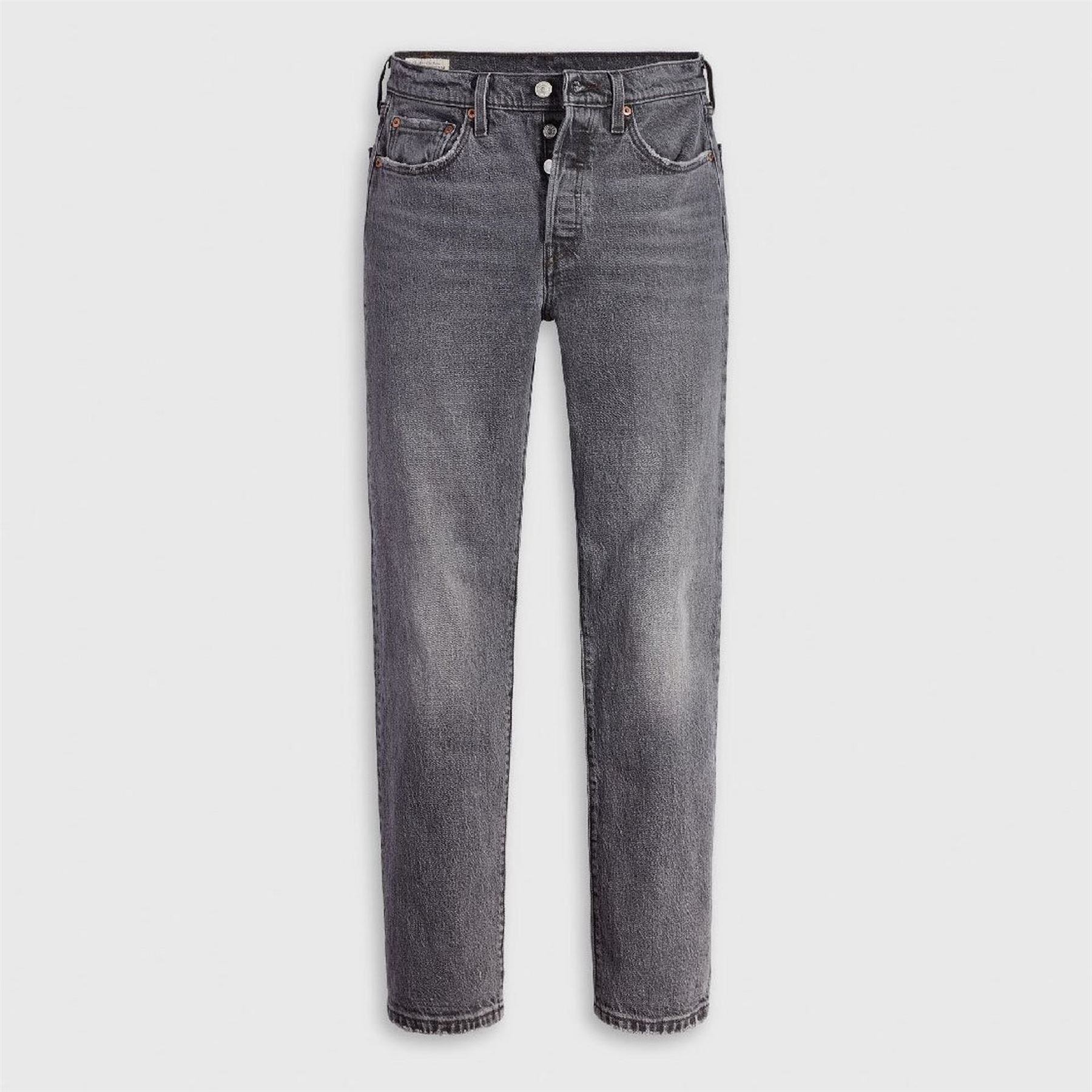 Levis 501 Straight Leg Five Pocket Jeans