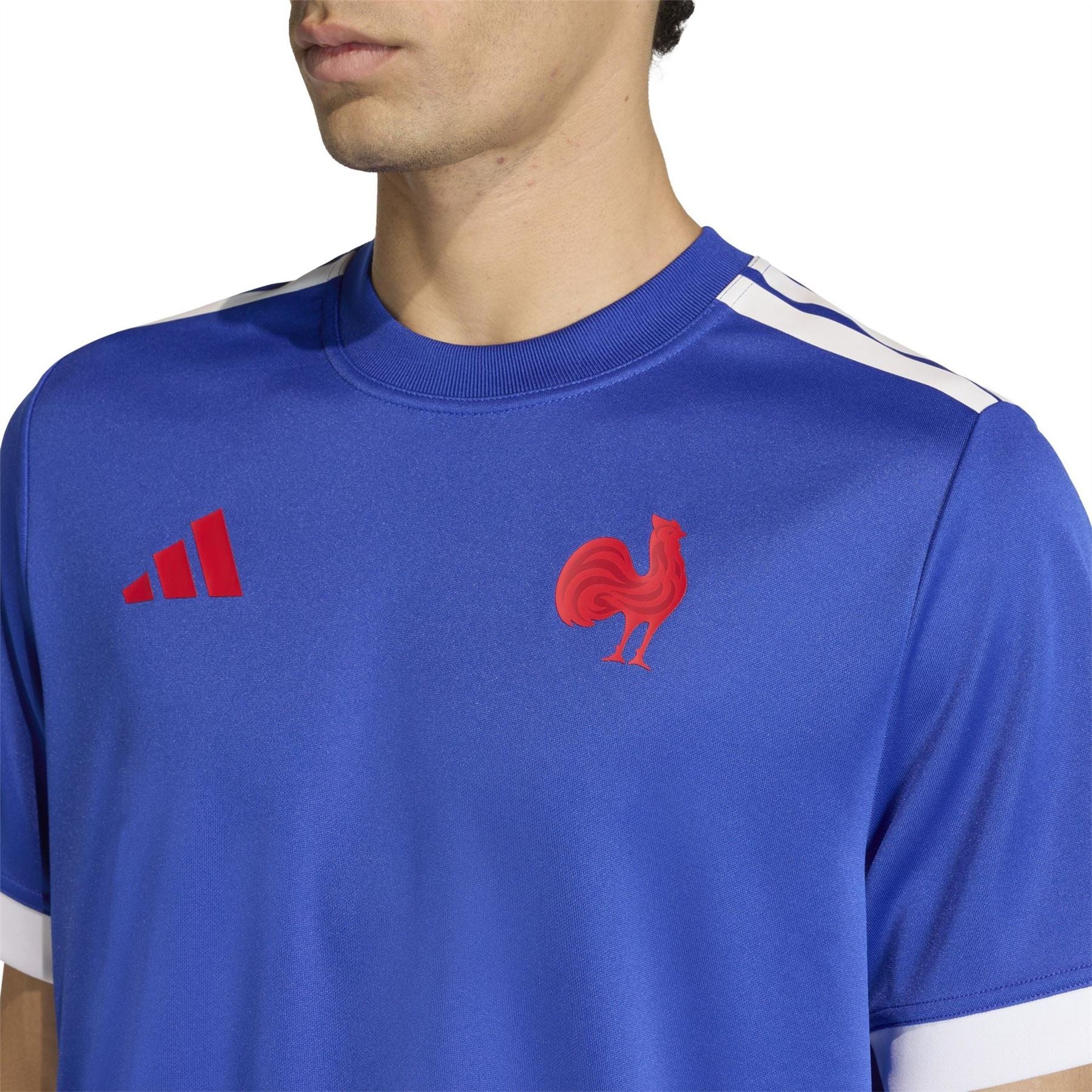 adidas France Rugby Home Short Sleeve Shirt 25 26