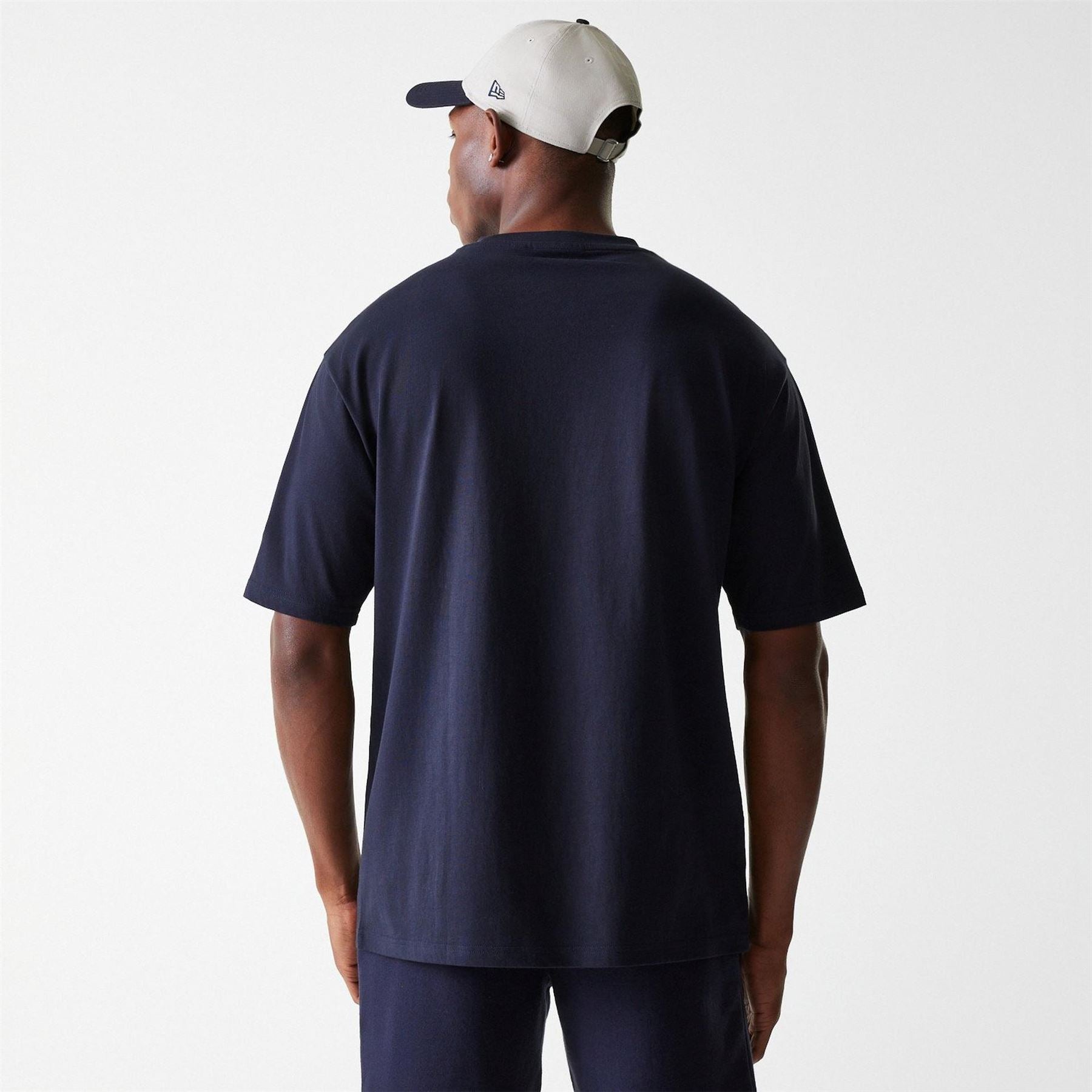New Era Essential Oversized Embroidered Boyfriend T-Shirt