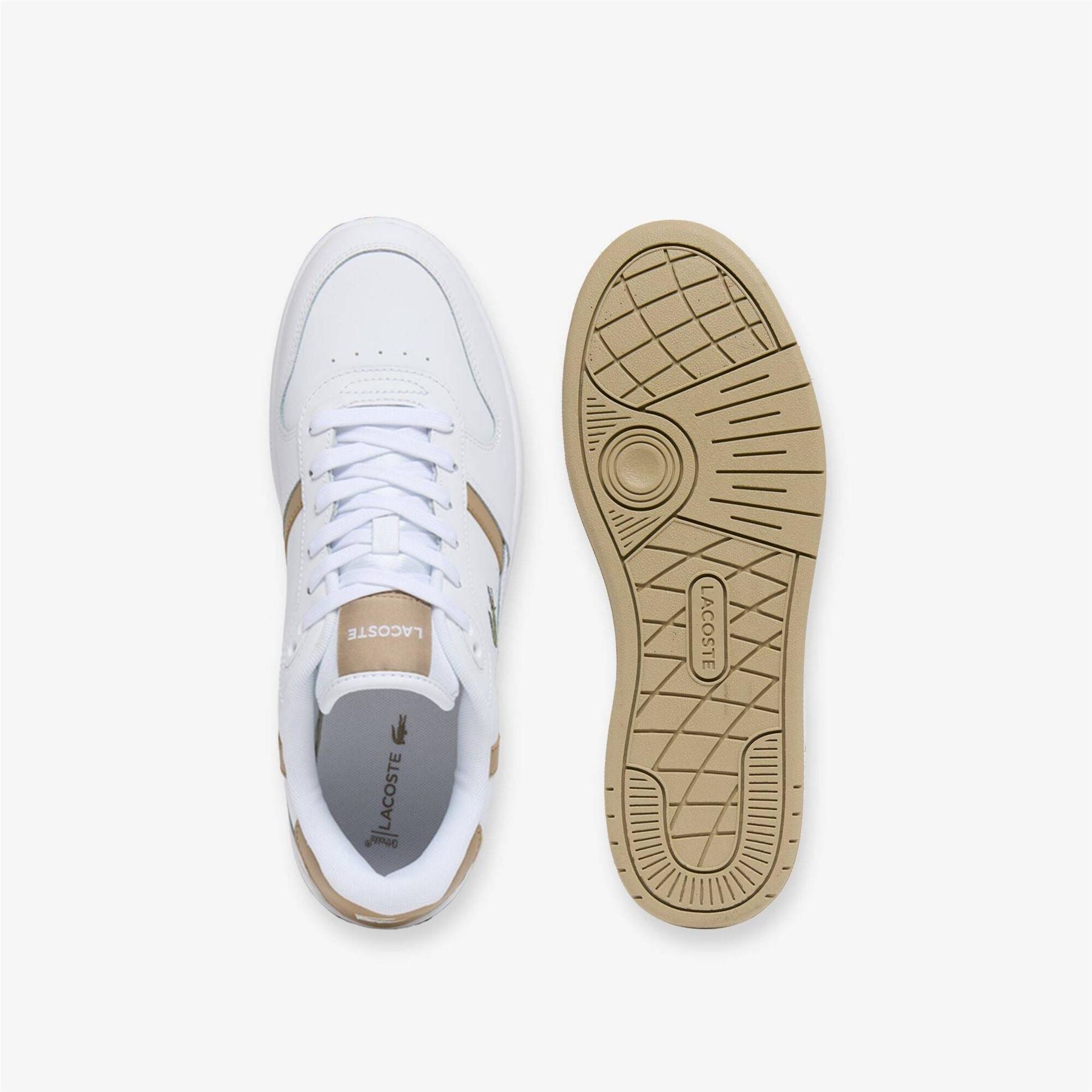 Lacoste T Clip Low Top Crocodile Print Sneakers