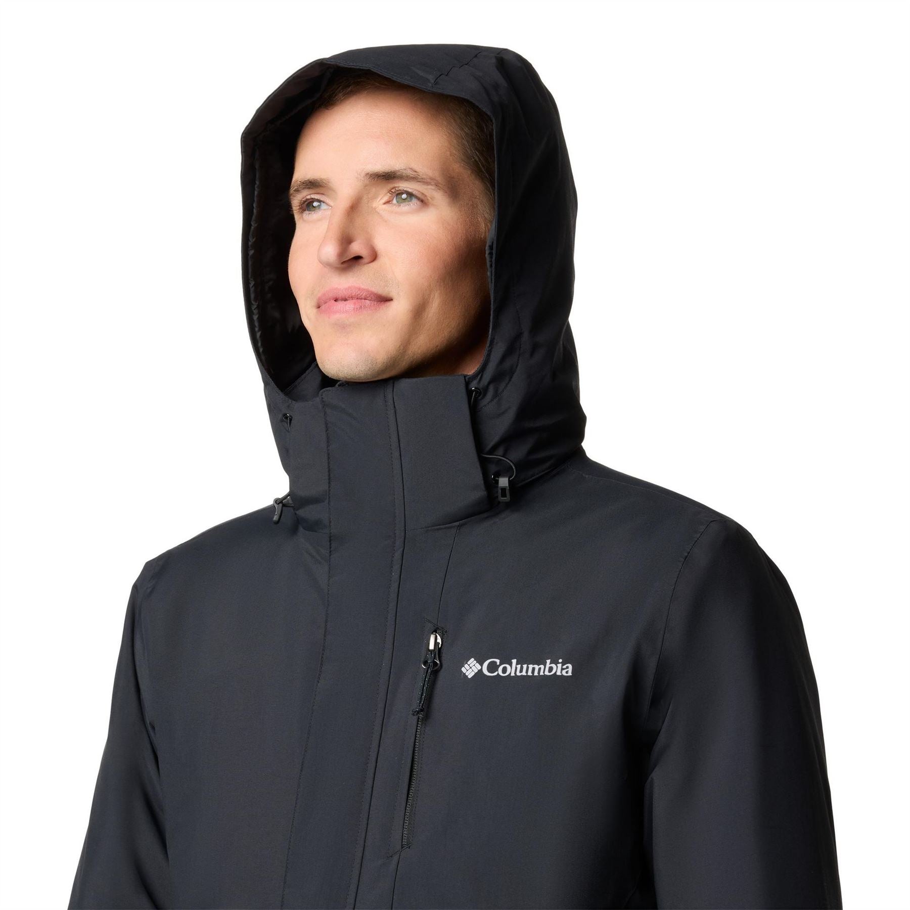 Columbia Element Blocker III Solid Patterned Hooded Three In One Jacket