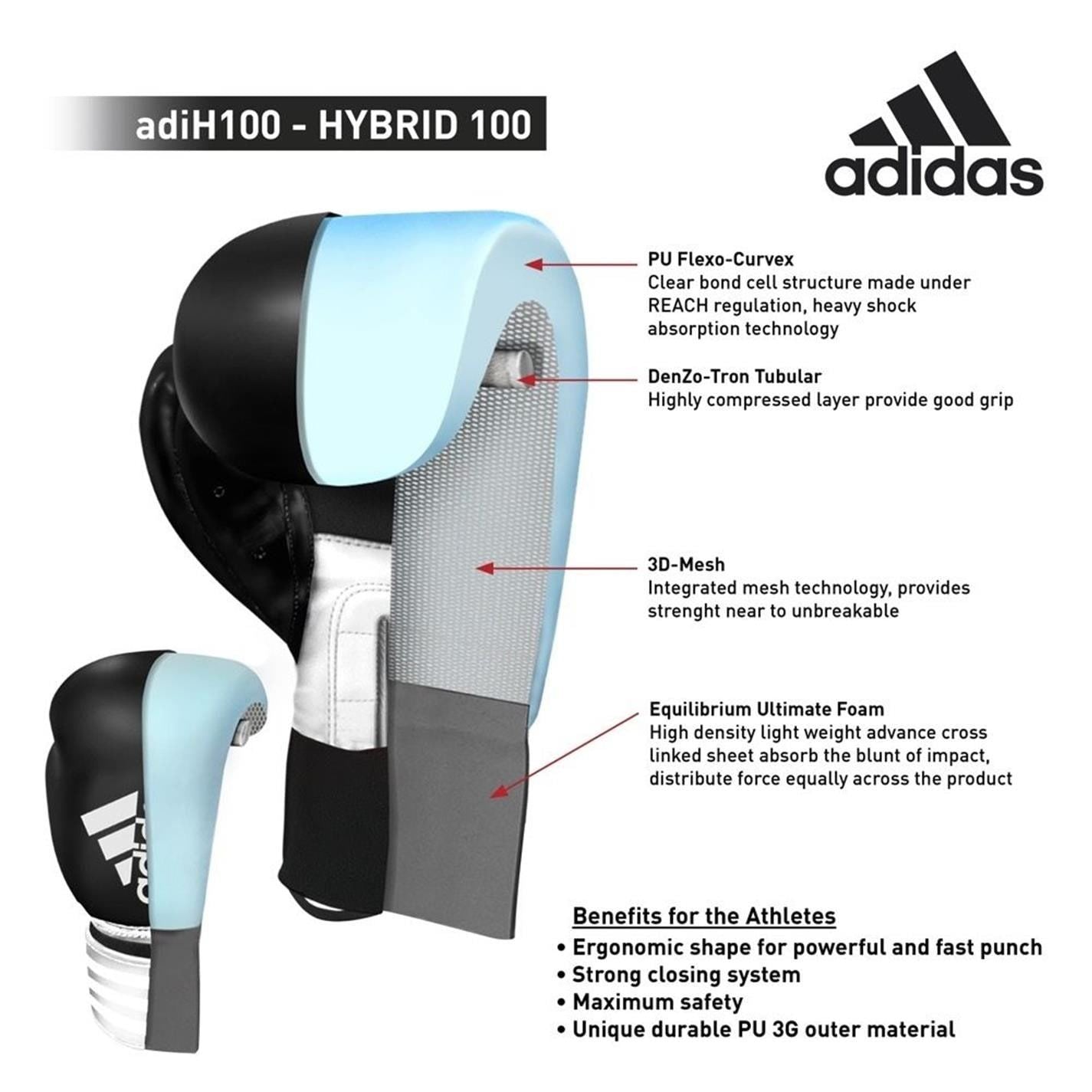 adidas Hybrid 100 Boxing Gloves