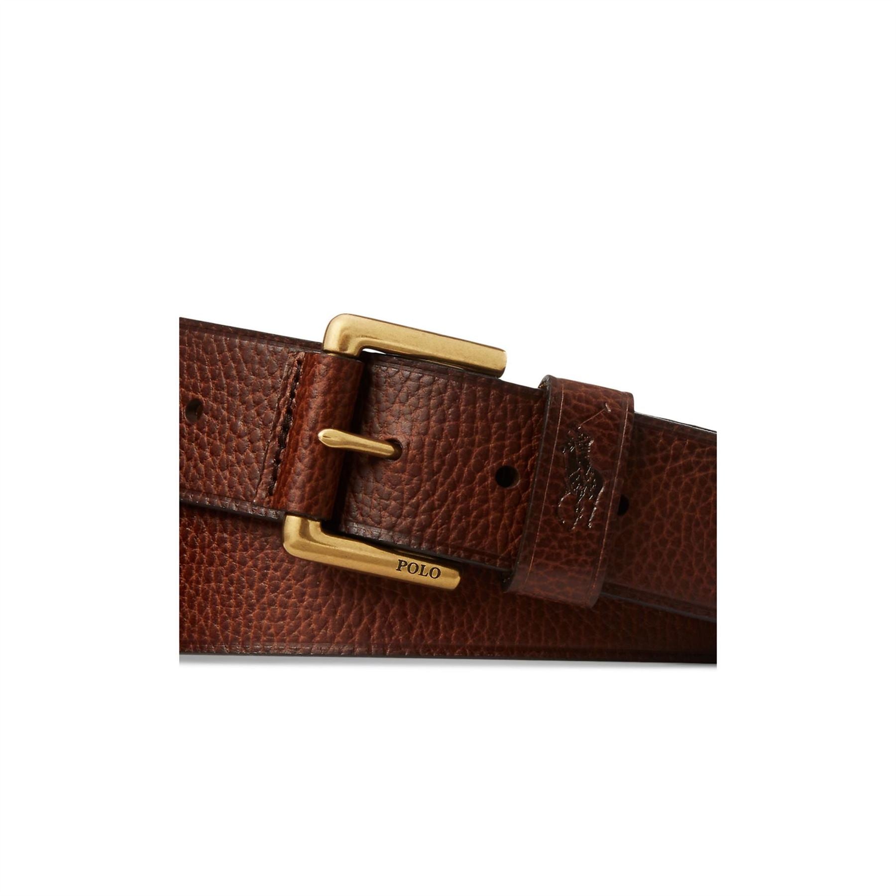 Polo Ralph Lauren Pebbled Leather Belt