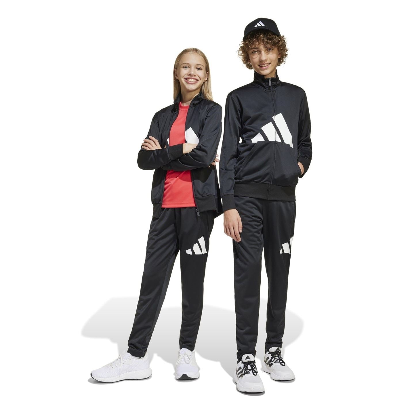 adidas Linea Poly Tracksuit Juniors