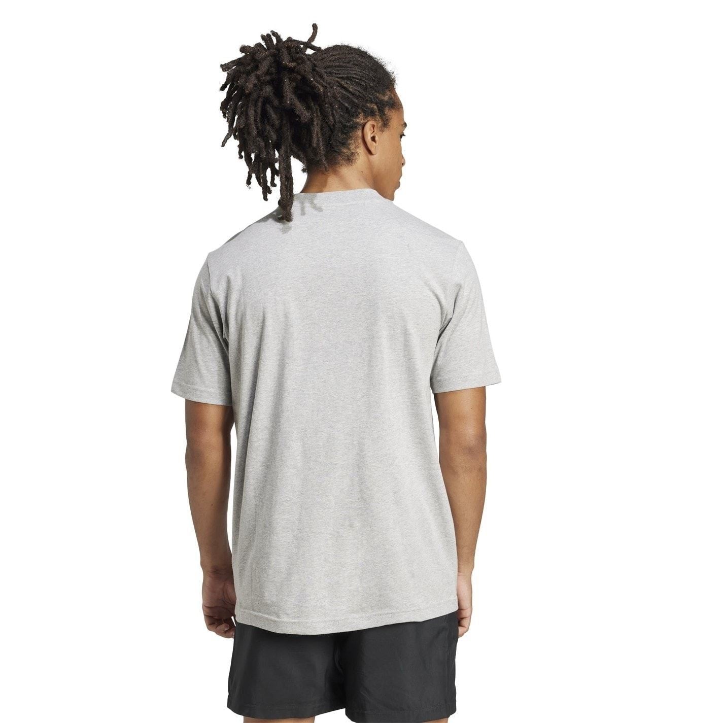 adidas Mens Essentials Single Jersey Logo T-Shirt