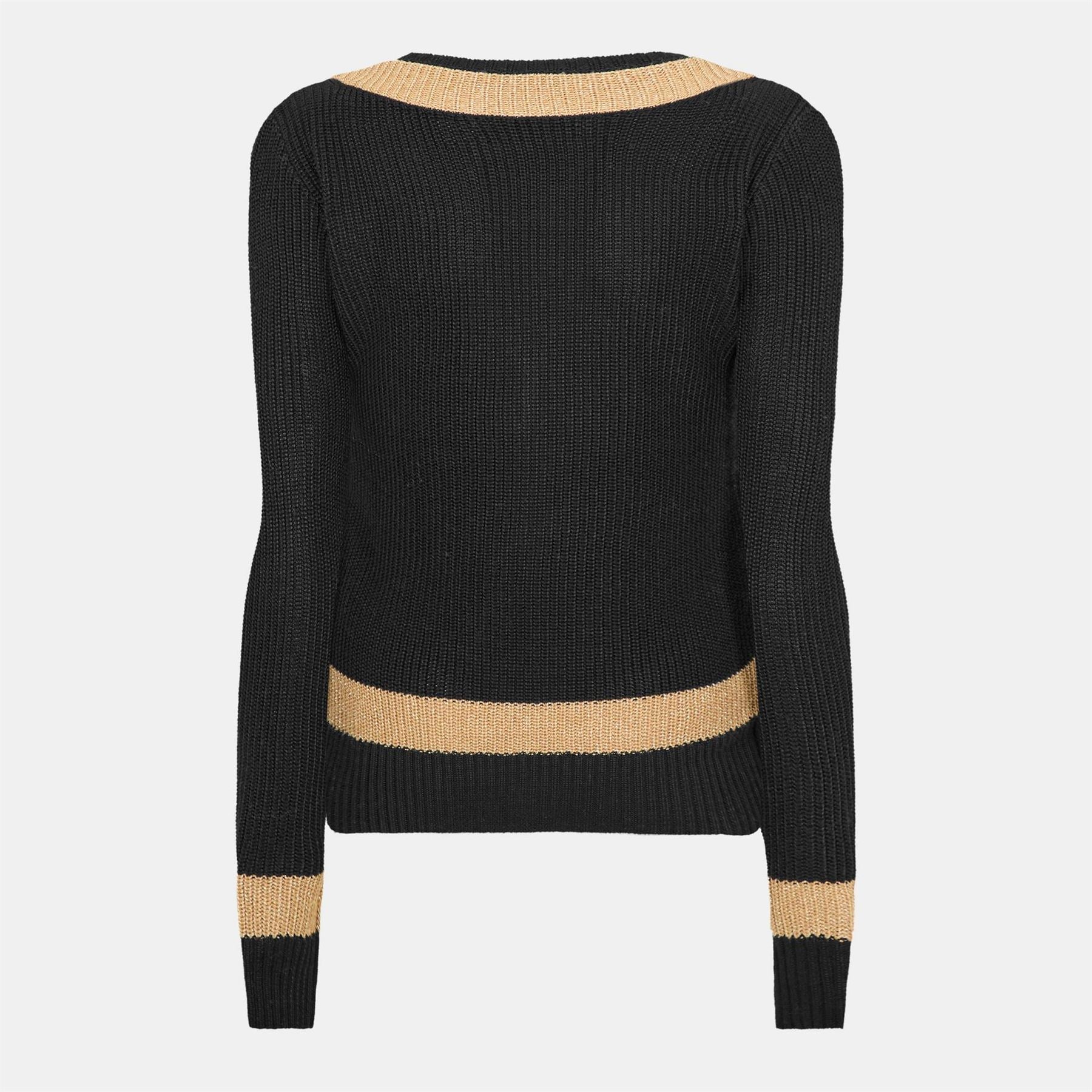 Lauren by Ralph Lauren V-Neck Long Sleeve Regular Fit Sweater