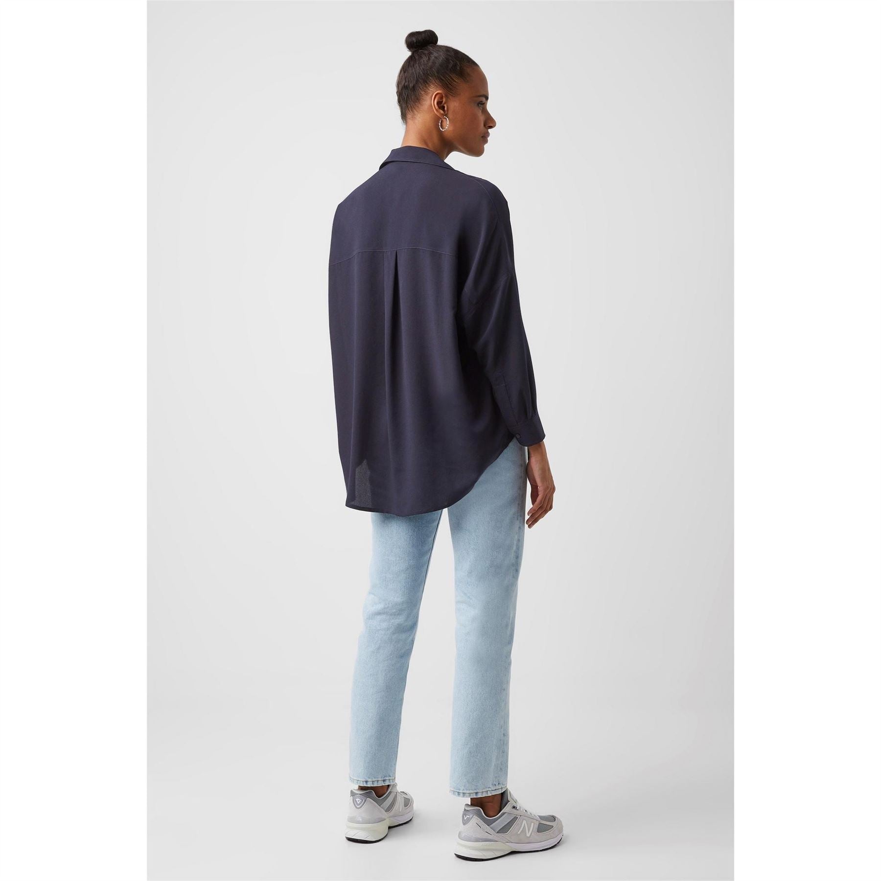 French Connection Relaxed Fit Long Sleeve Blouse