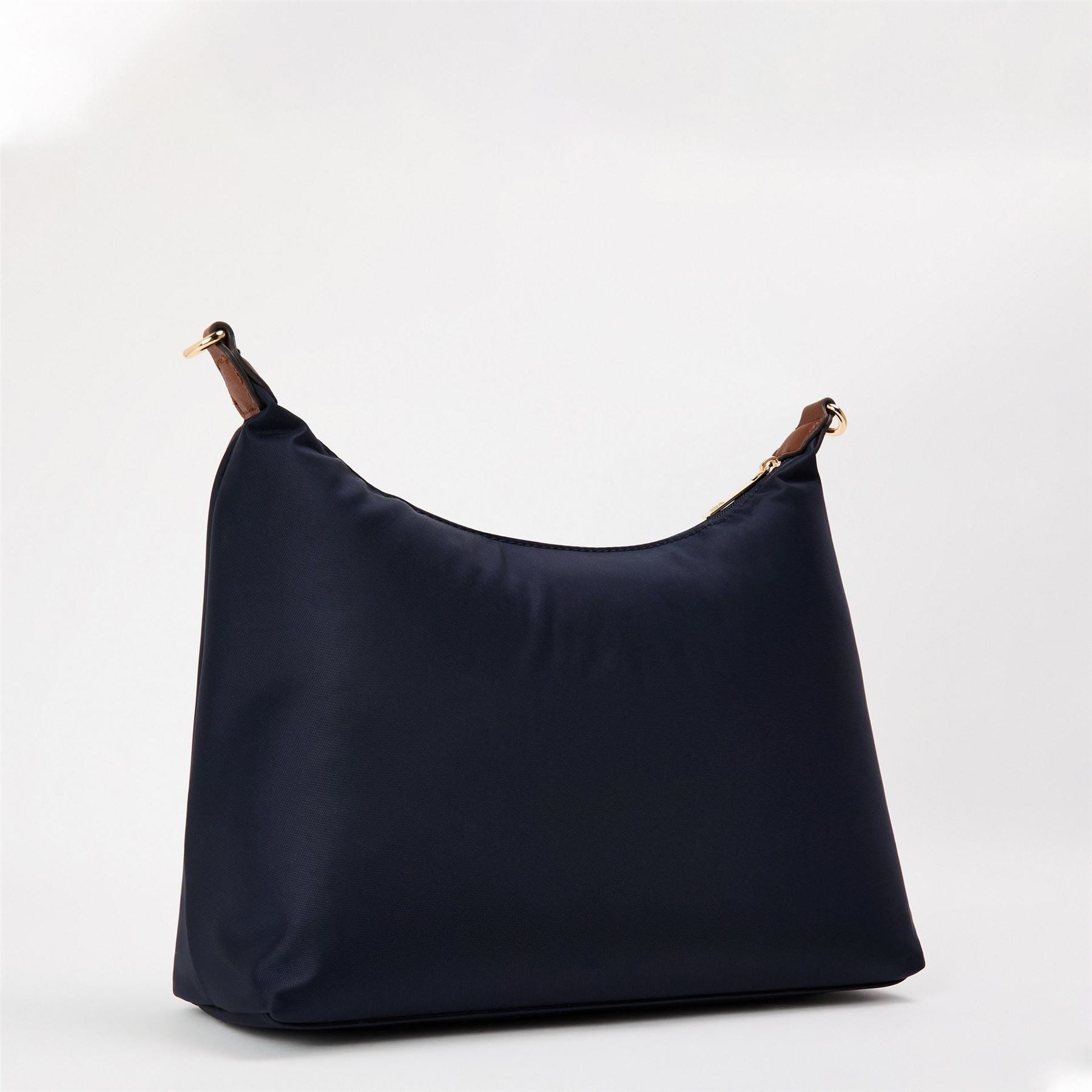 Tommy Hilfiger Popette Vertical Stripe Crescent Hobo Bag