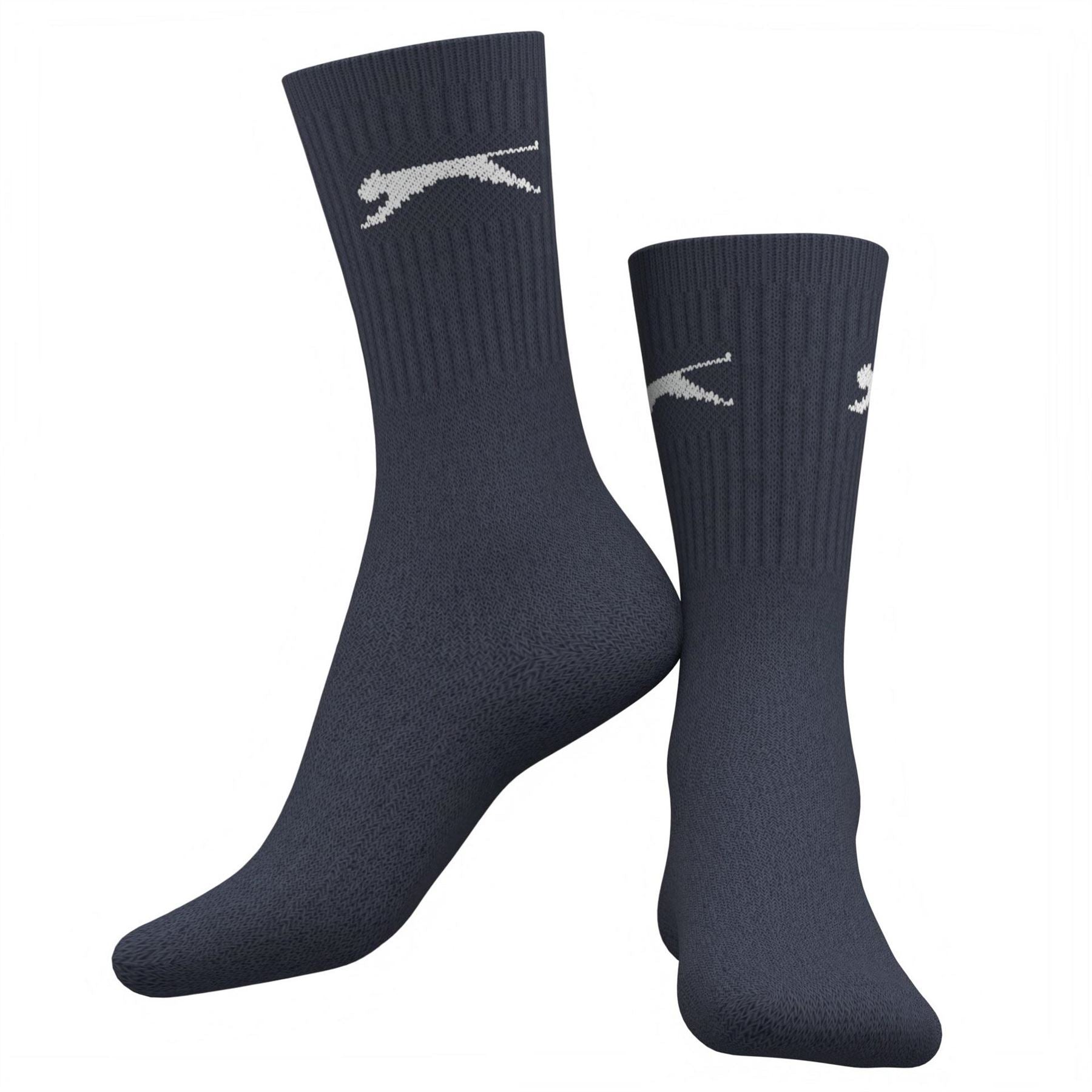 Slazenger Pack Crew Socks Mens Size 7 11