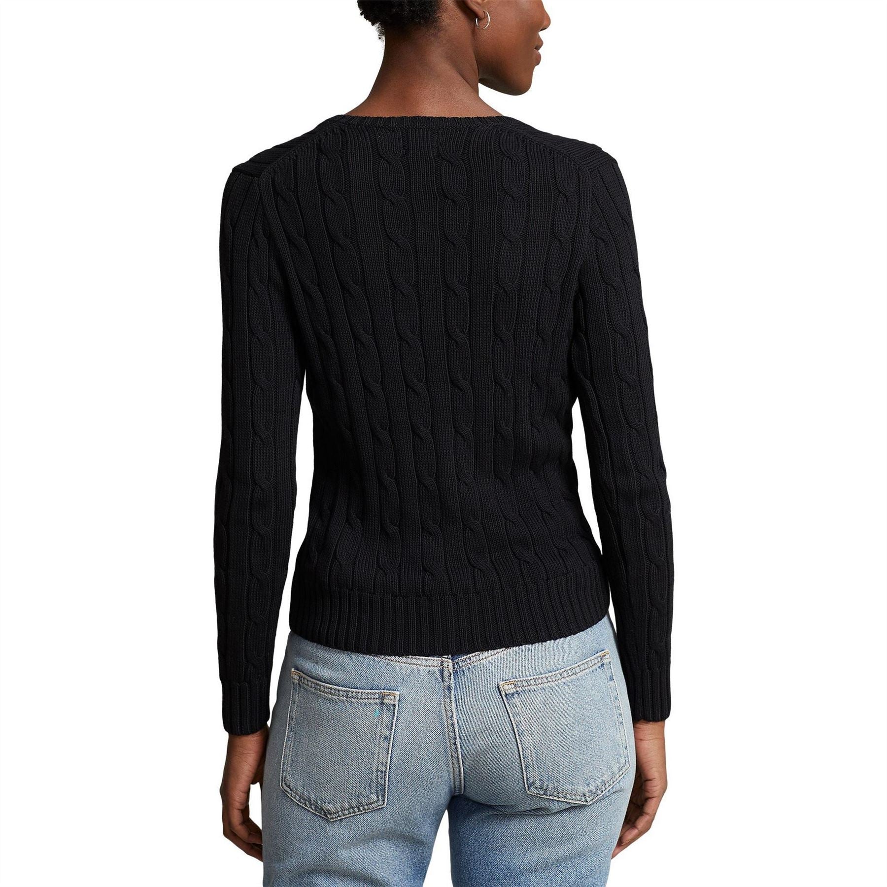Polo Ralph Lauren Cable Knit V Neck Jumper