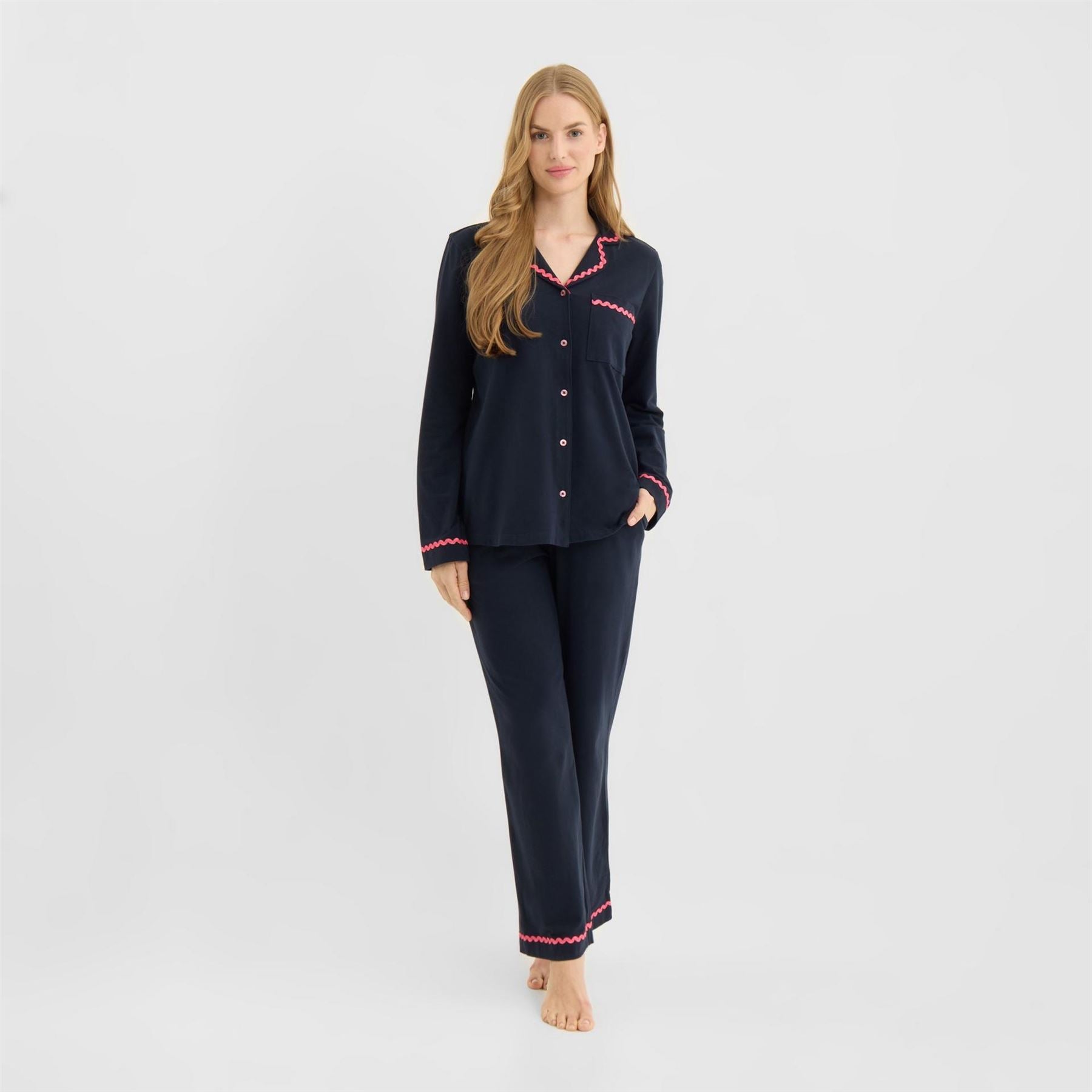 Chelsea Peers Wavy Trim Pjs