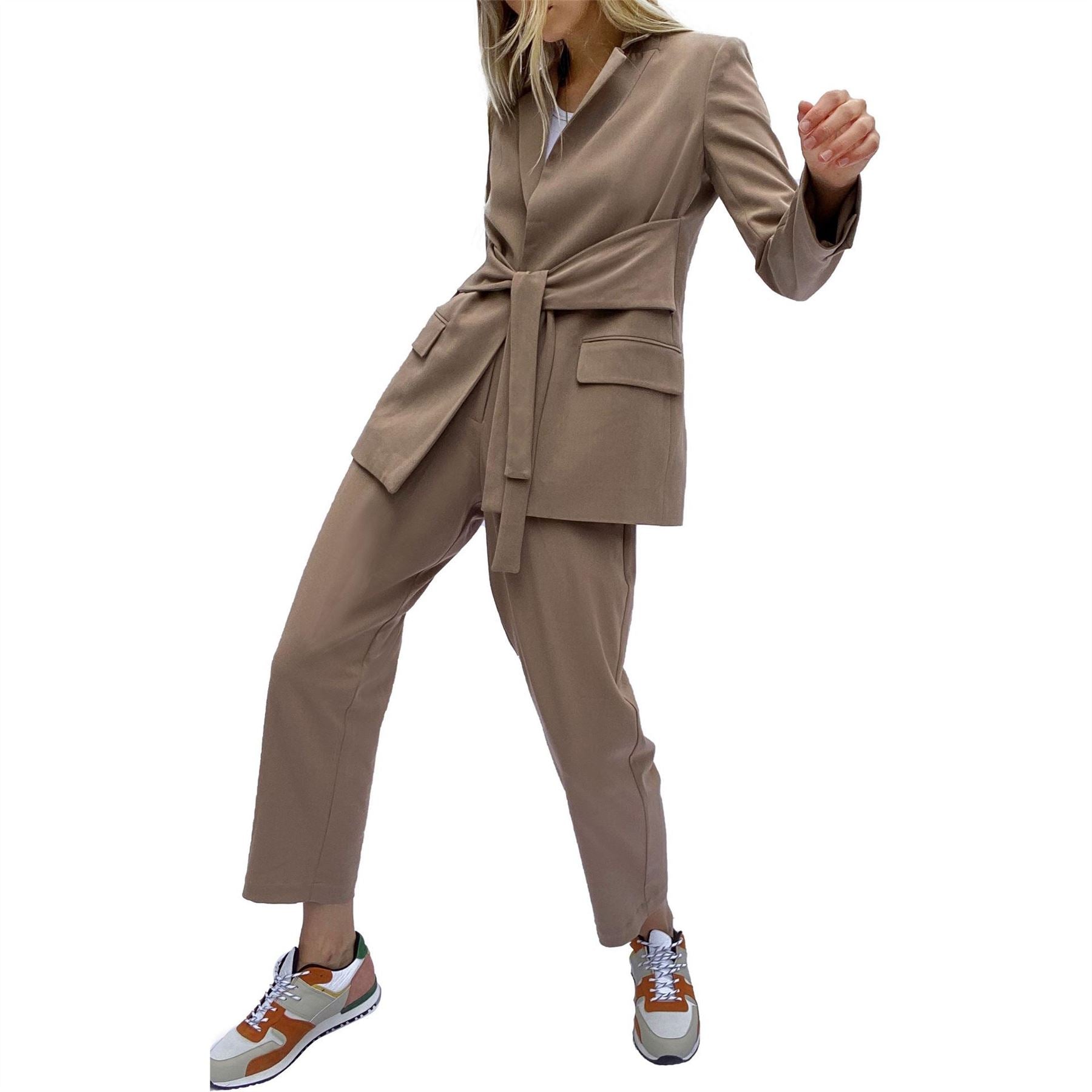 French Connection Cupro Pleat Front Trousers