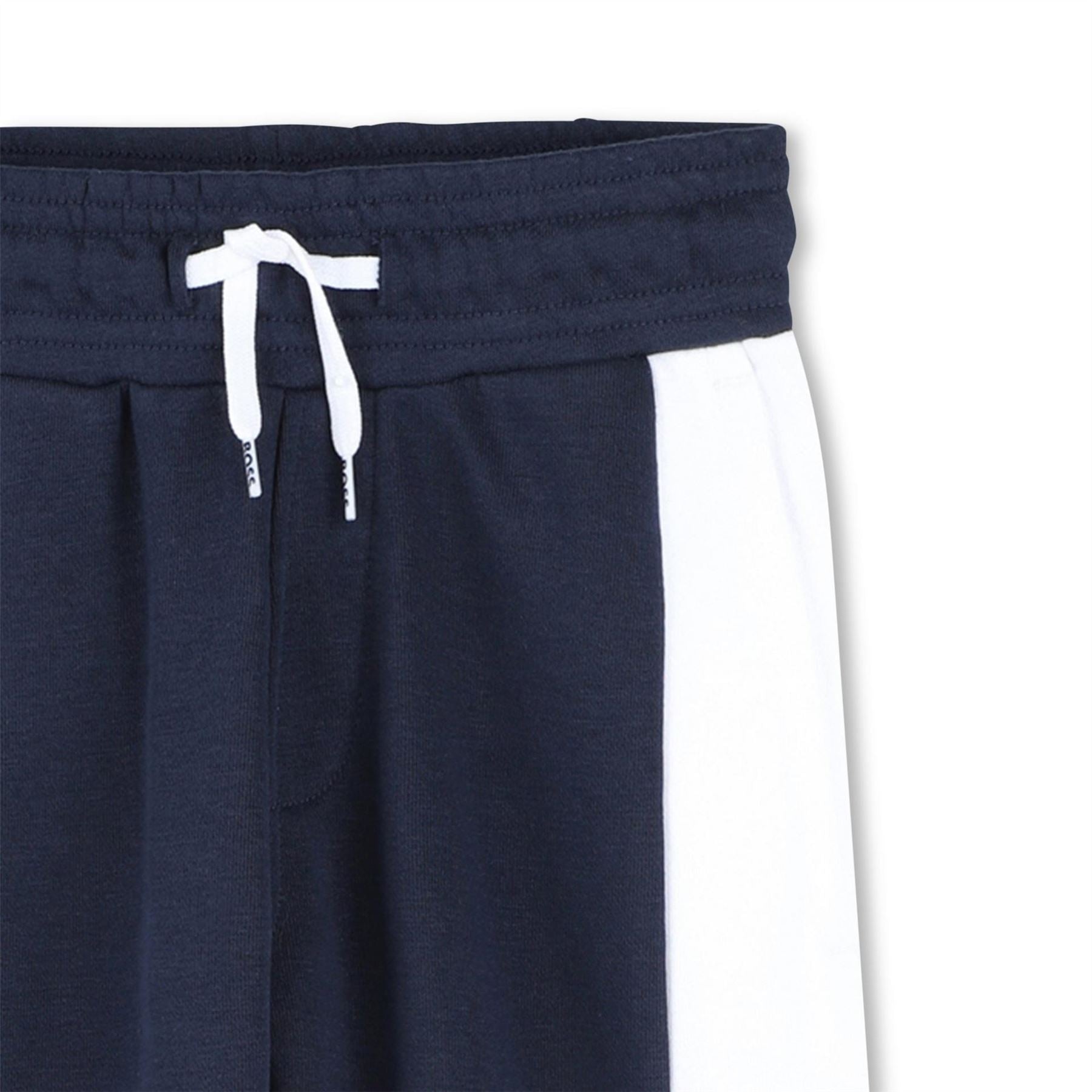 Boss Colour Cotton Terry Jogging Bottoms