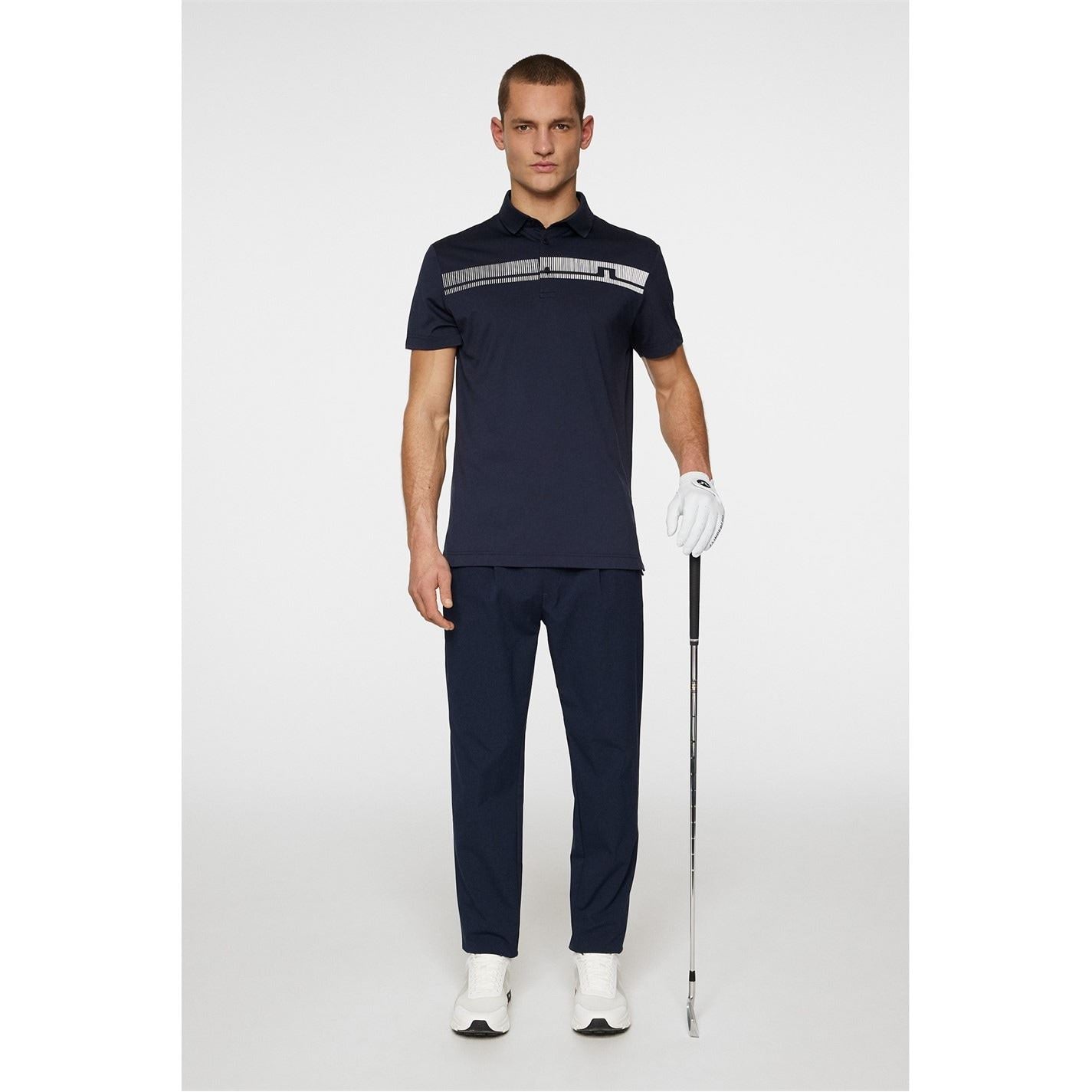 J Lindeberg Golf Short Sleeve Performance Polo Shirt